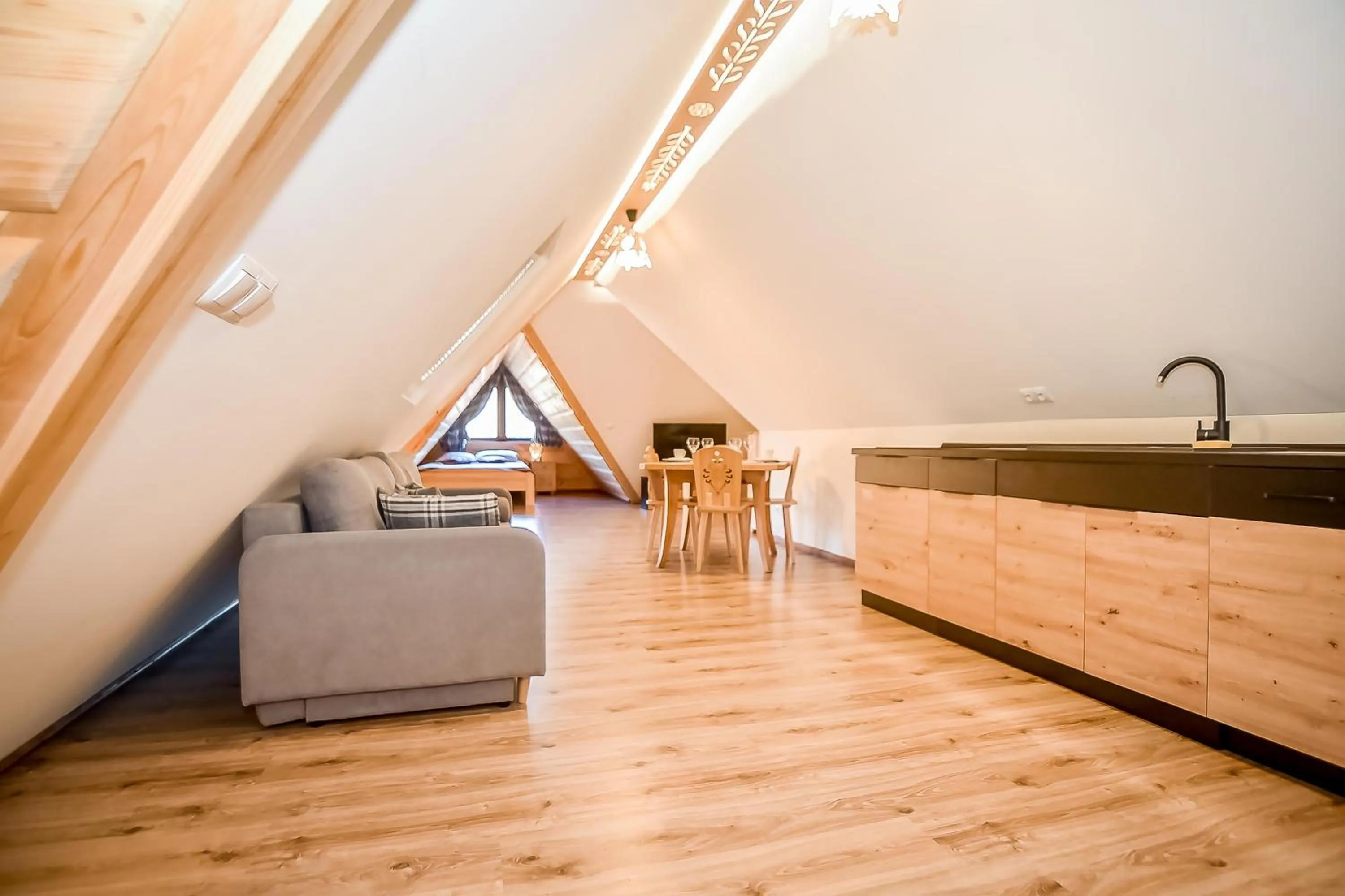 Kitchen or kitchenette in Zajazd Teremulka