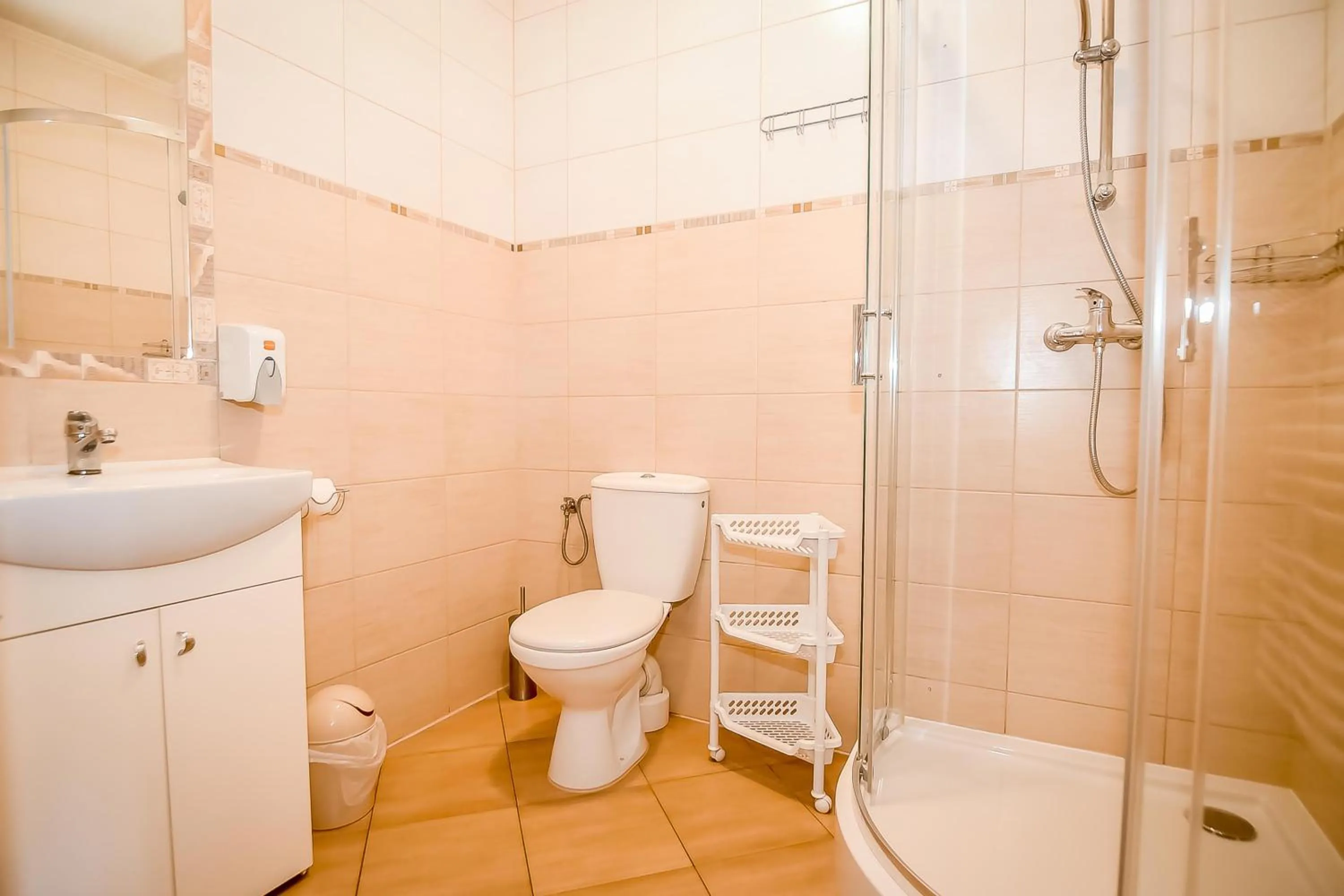 Shower in Zajazd Teremulka