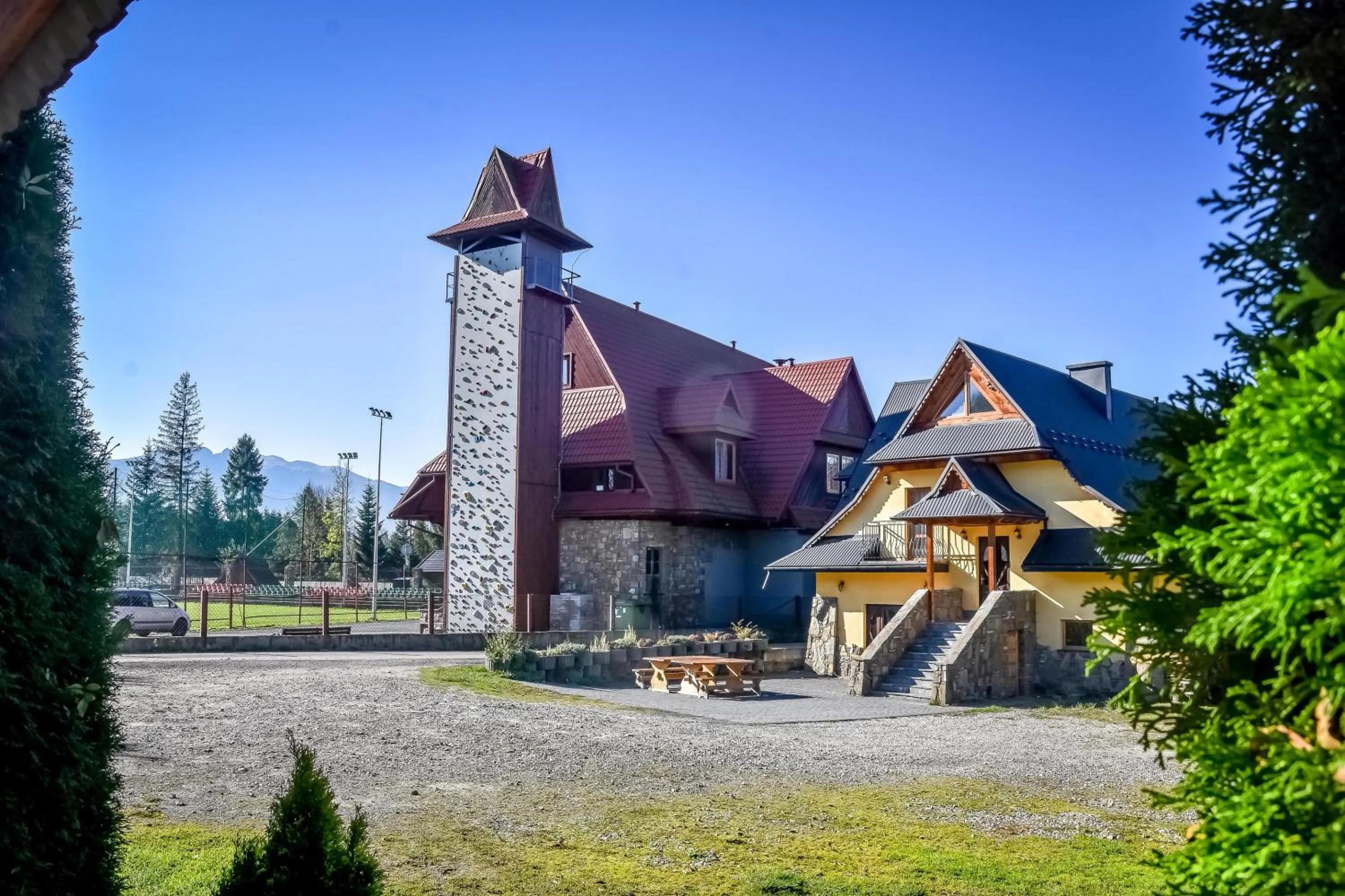 Garden in Zajazd Teremulka