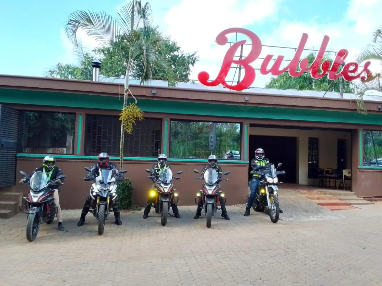 People in Bubbles Restaurant Thika