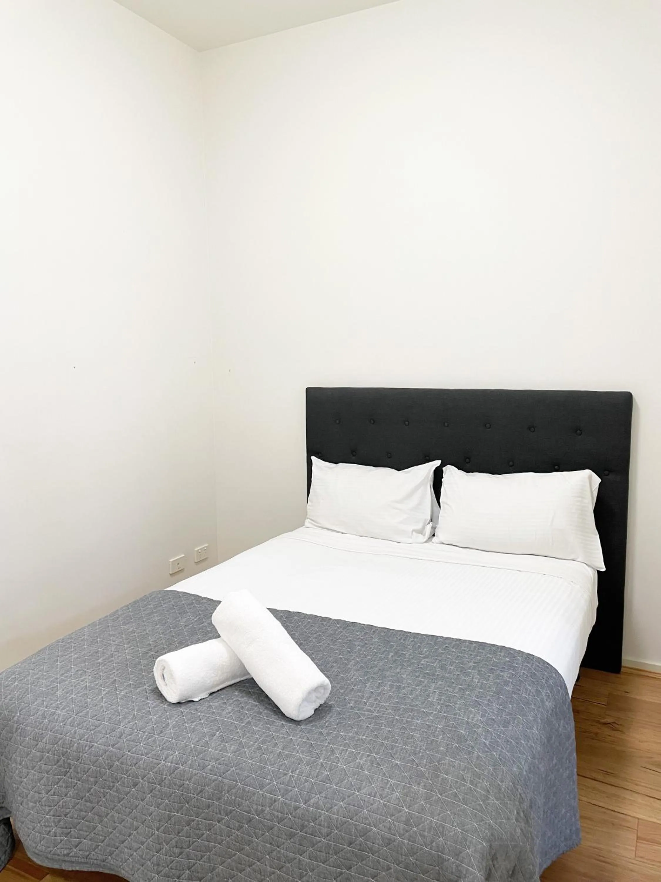 Bed in Waterfront Melbourne Apartments