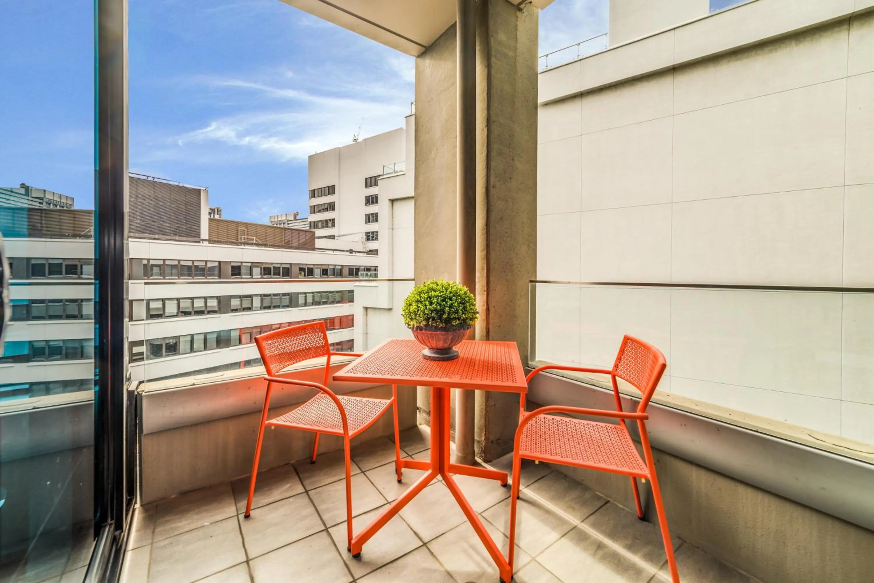 Balcony/Terrace in Waterfront Melbourne Apartments