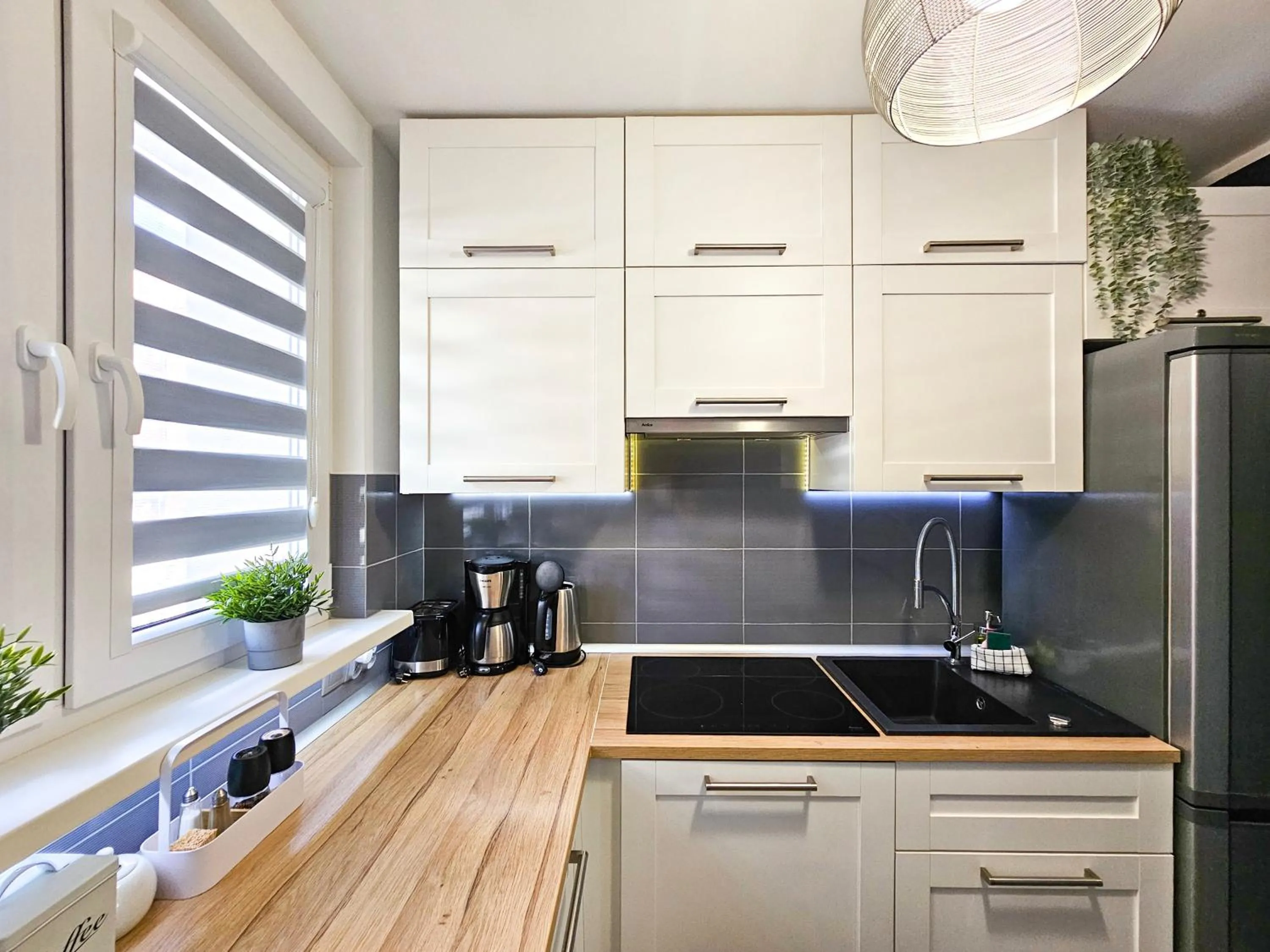 Kitchen or kitchenette in visit baltic - Paderewskiego