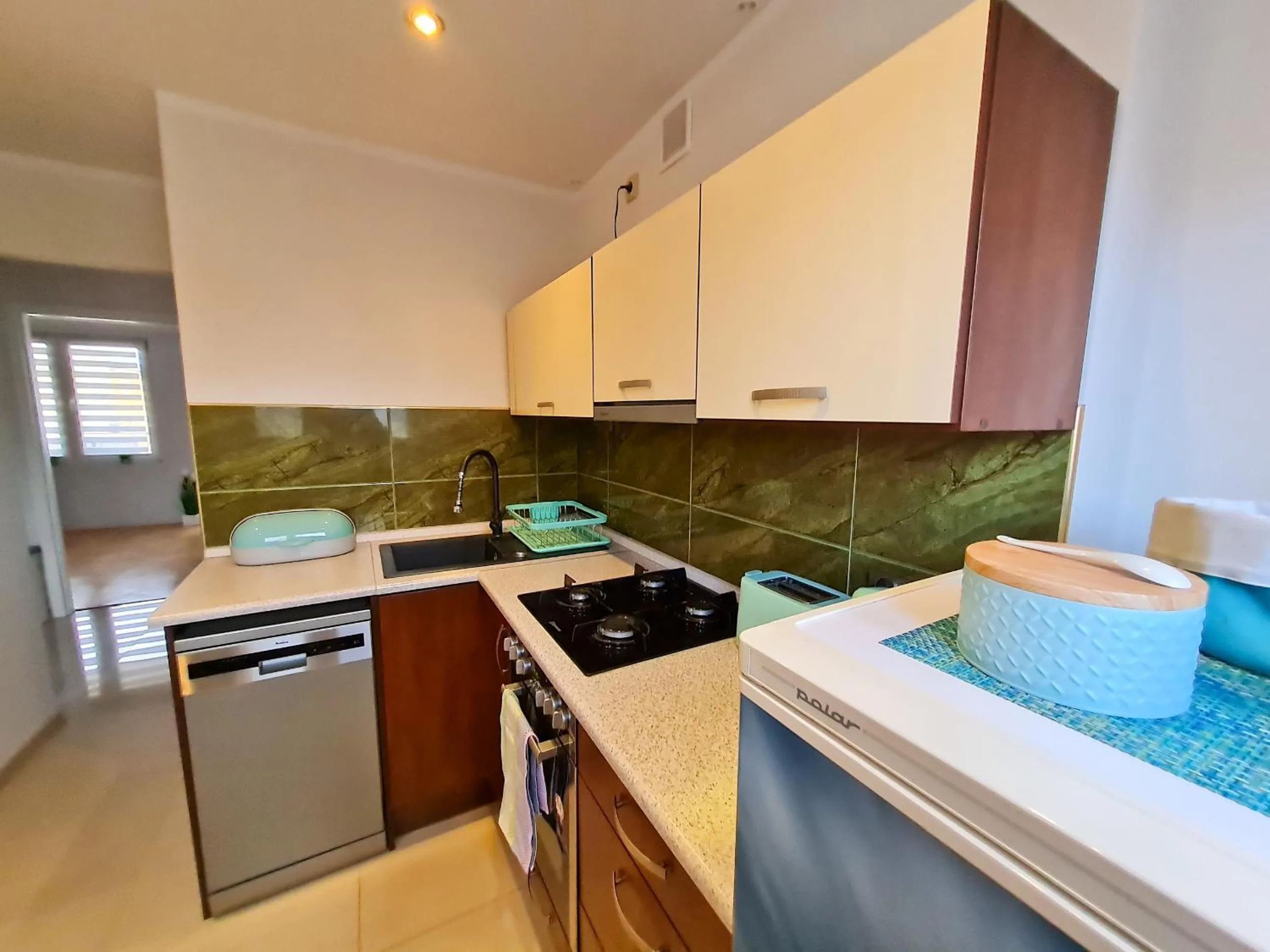 Kitchen or kitchenette in visit baltic - Paderewskiego