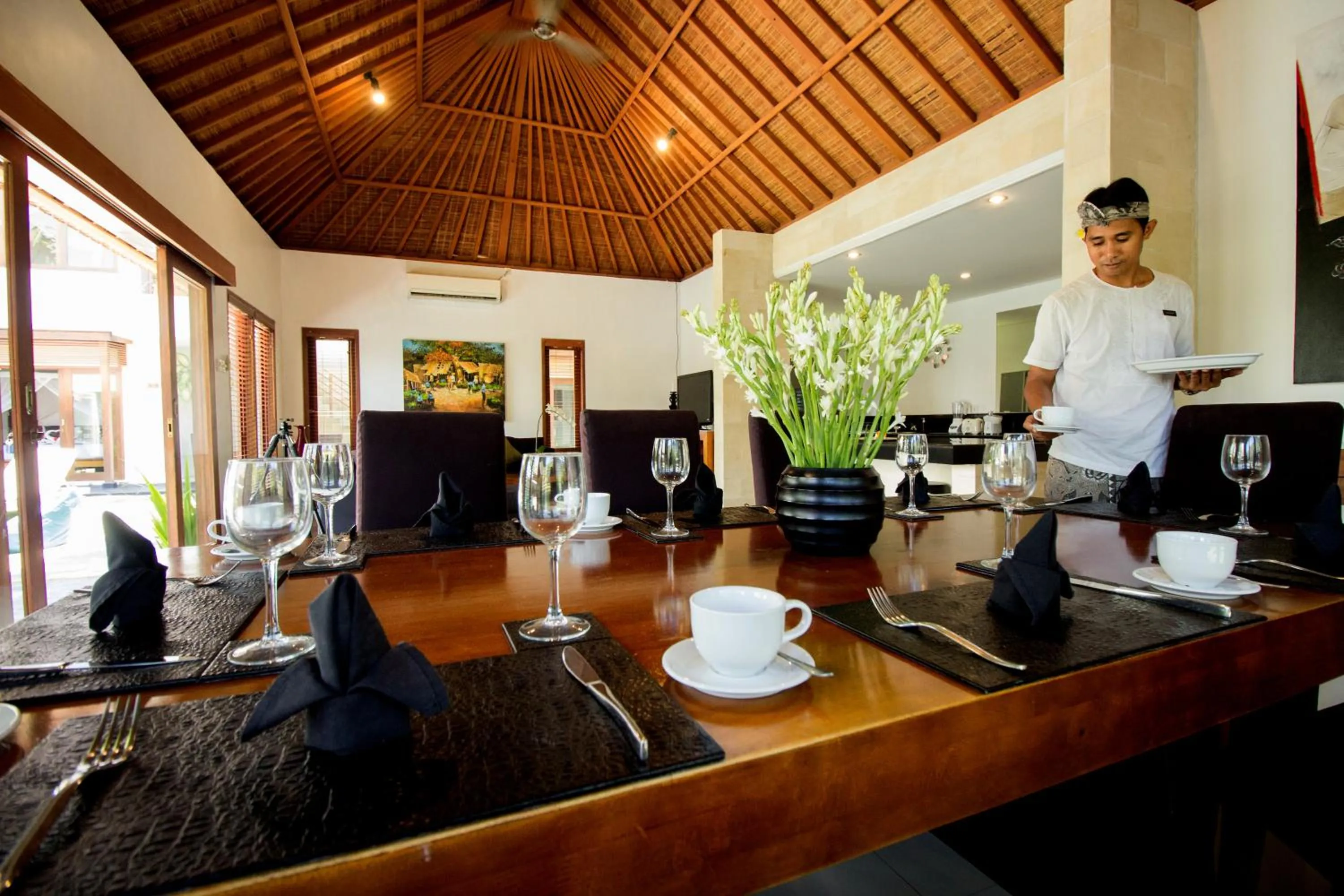 Dining area in Amore Villas