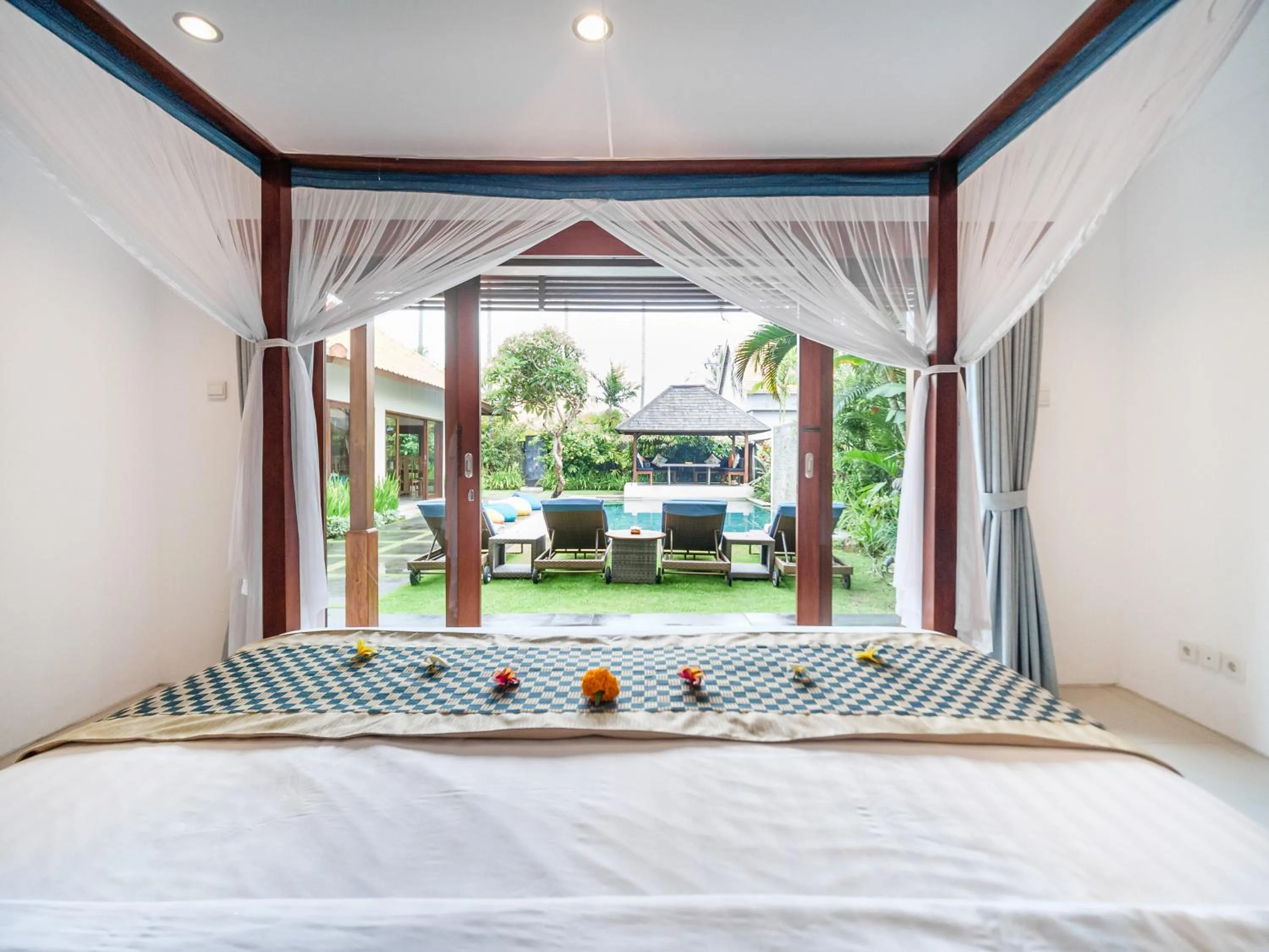 Bed in Amore Villas