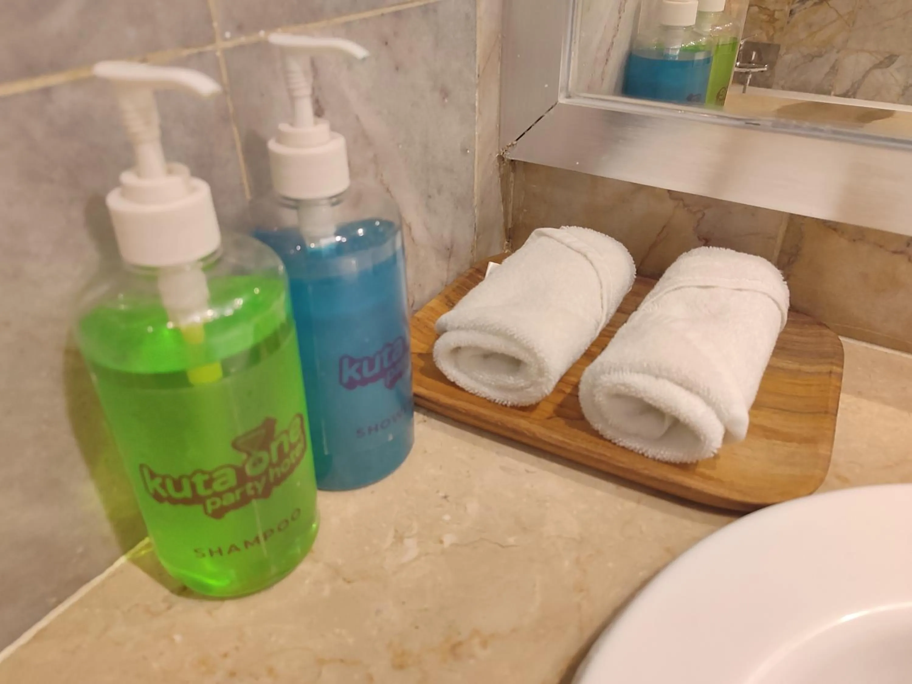 Toilet in Maharani Beach Hotel