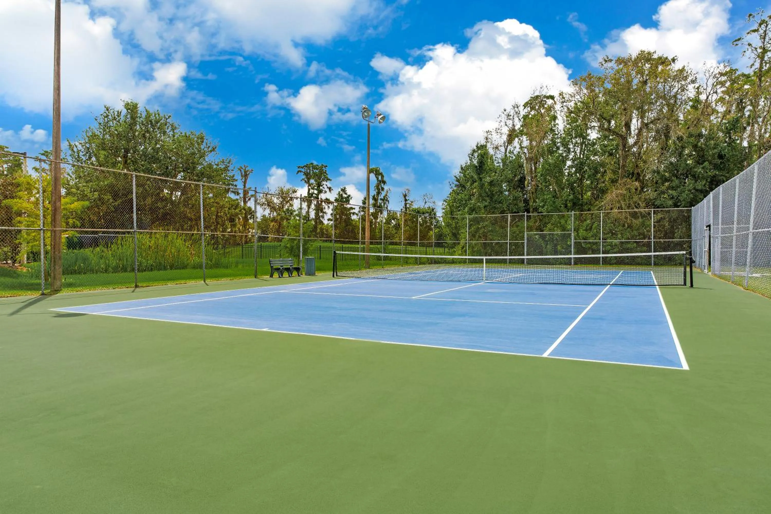 Tennis court in Alhambra Villas