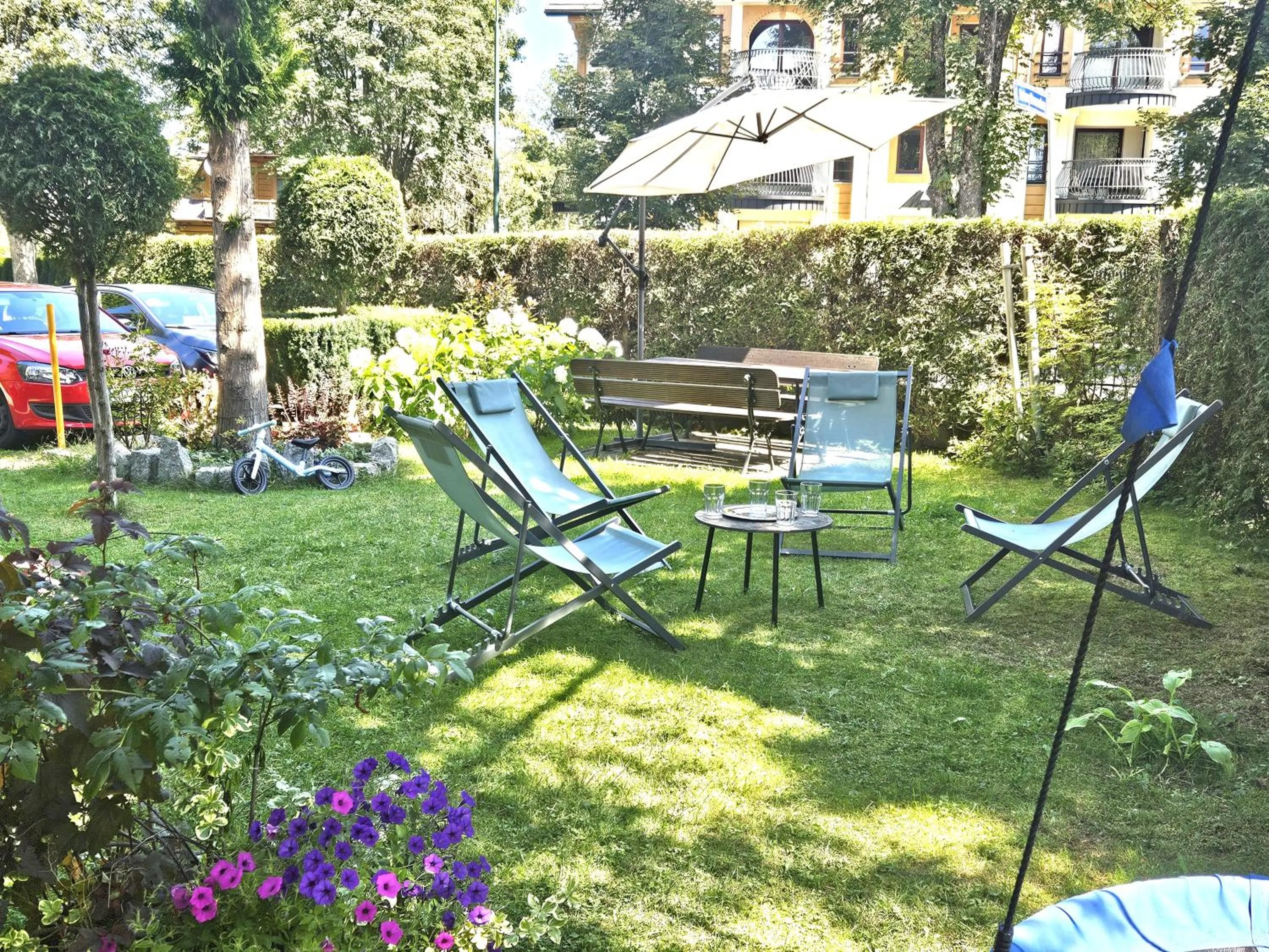 Garden in Willa Iskra