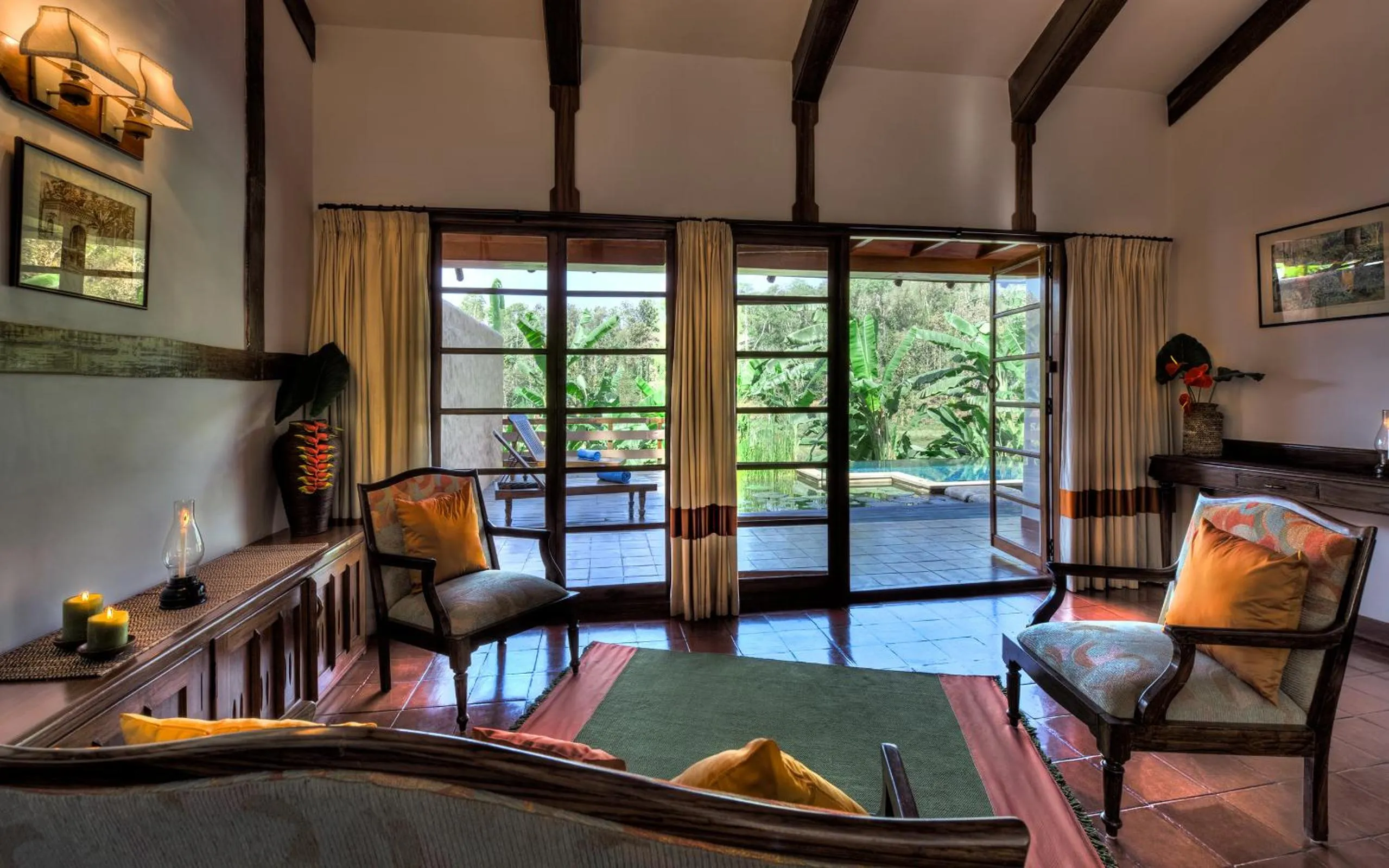 Living room in Evolve Back Coorg