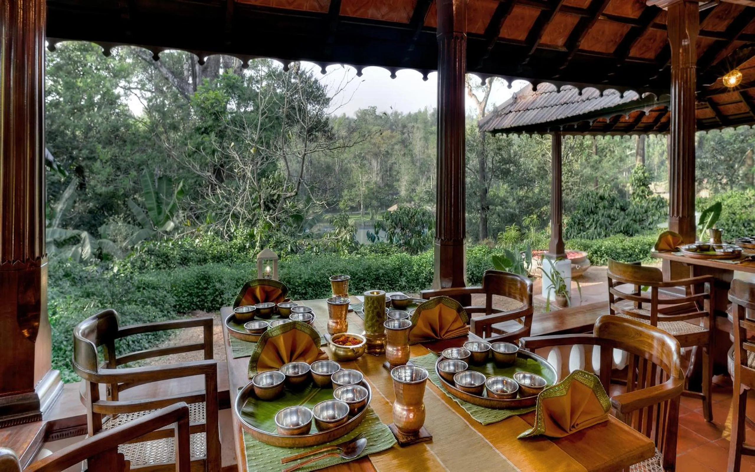 Restaurant/places to eat in Evolve Back Coorg