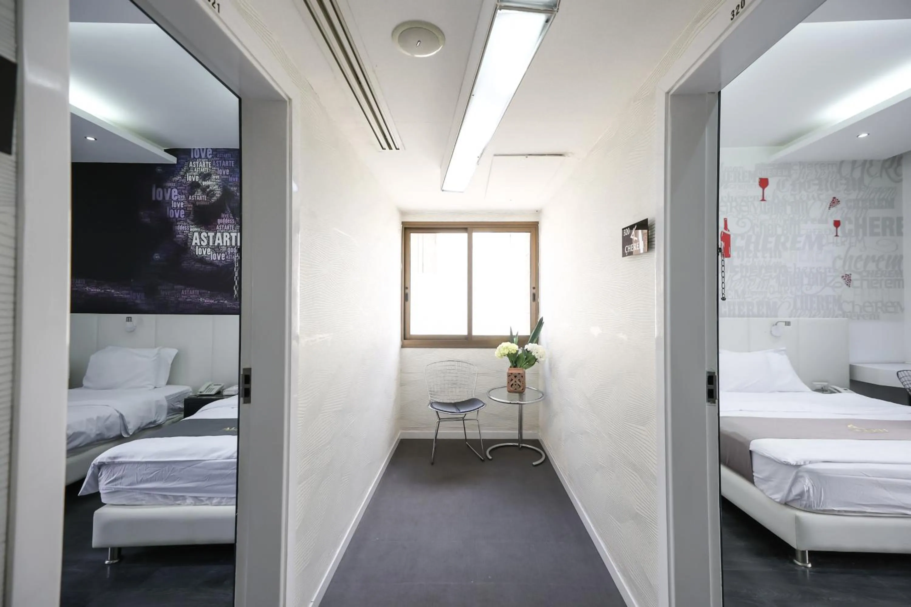 Bed in Aleph Boutique Hotel