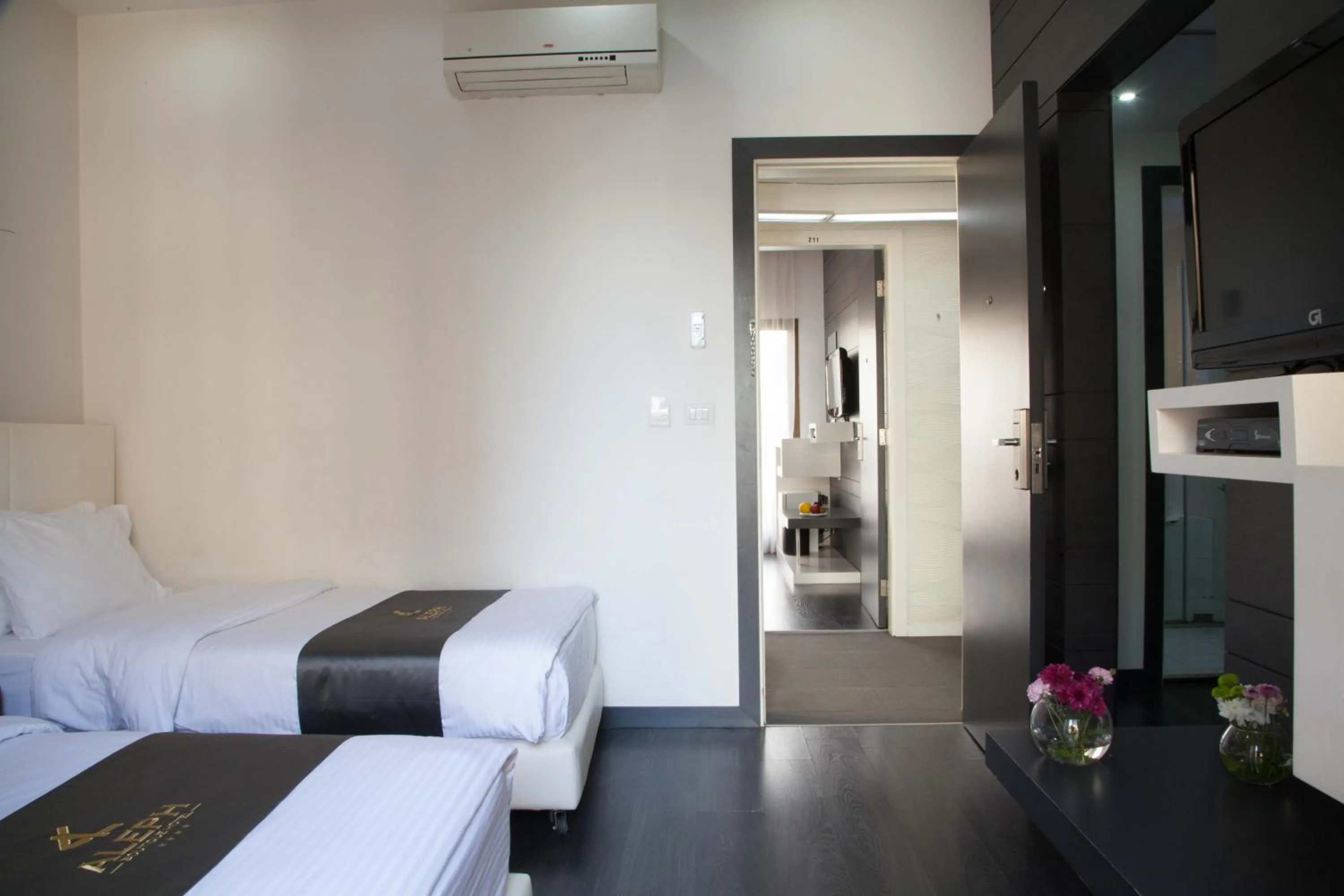 Bed in Aleph Boutique Hotel