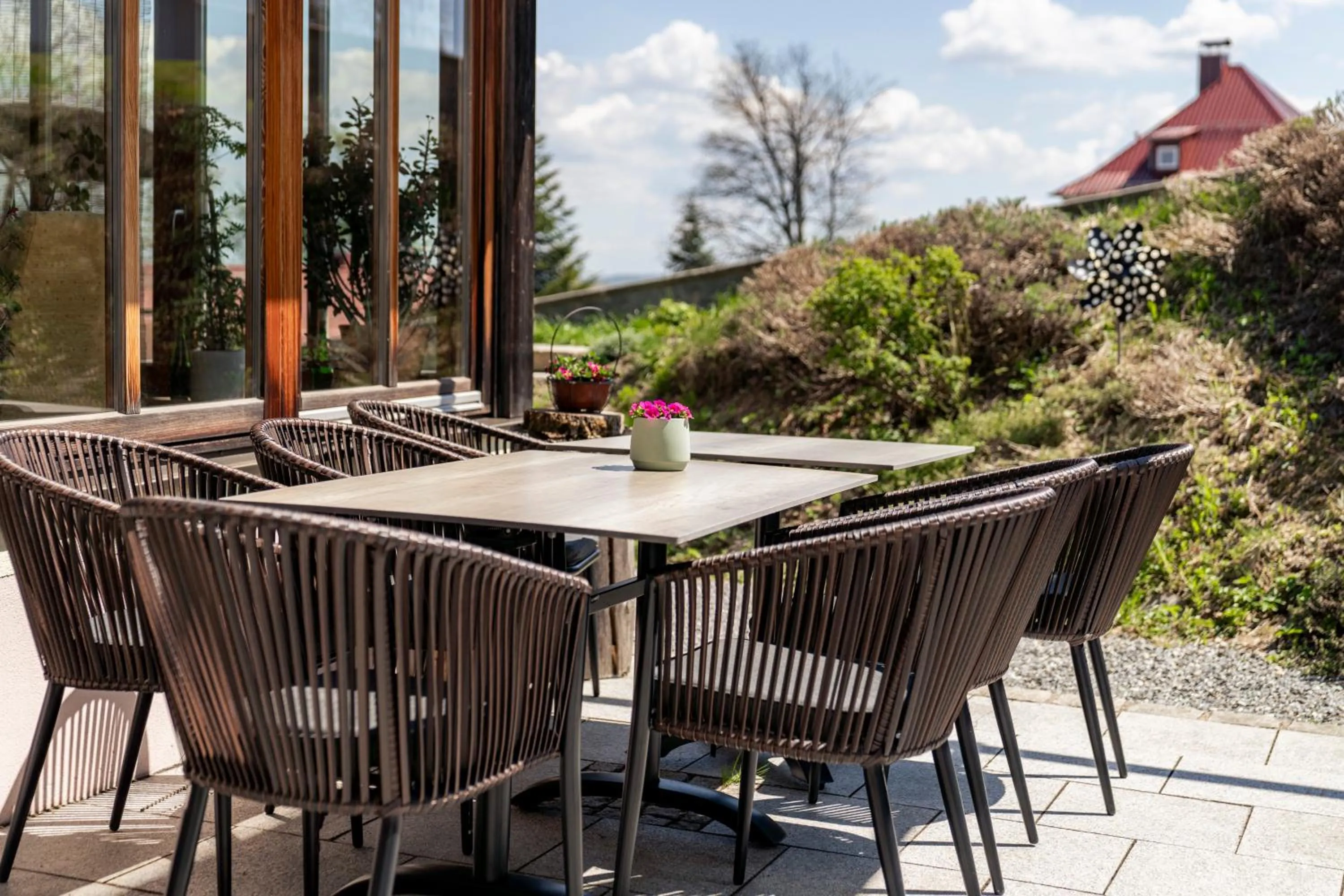 Balcony/Terrace in Landhotel Sportalm