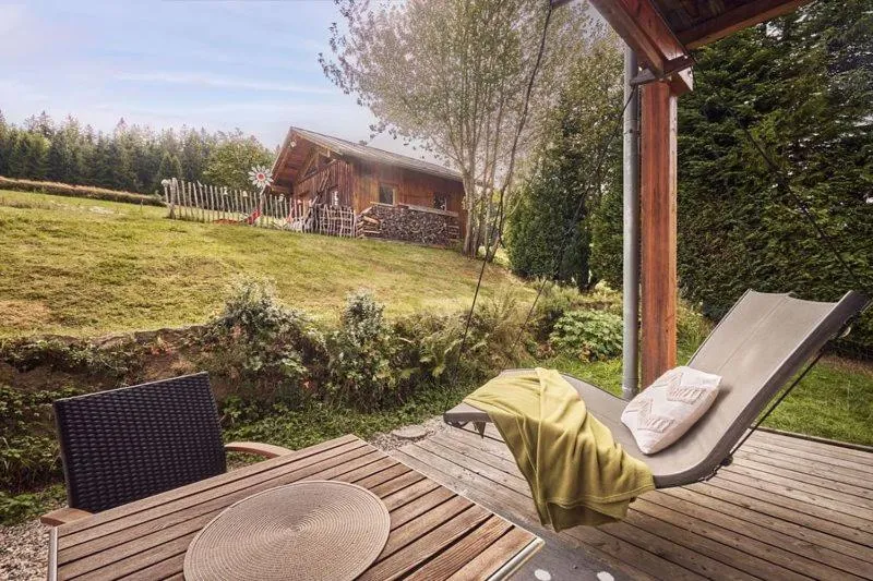 Garden view in Landhotel Sportalm