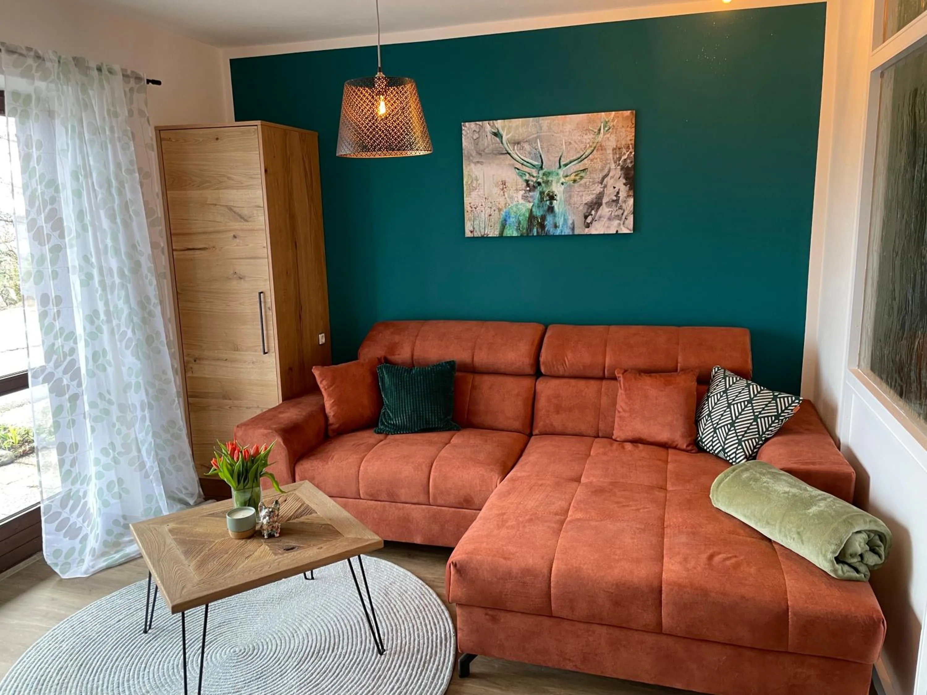 Seating area in Landhotel Sportalm