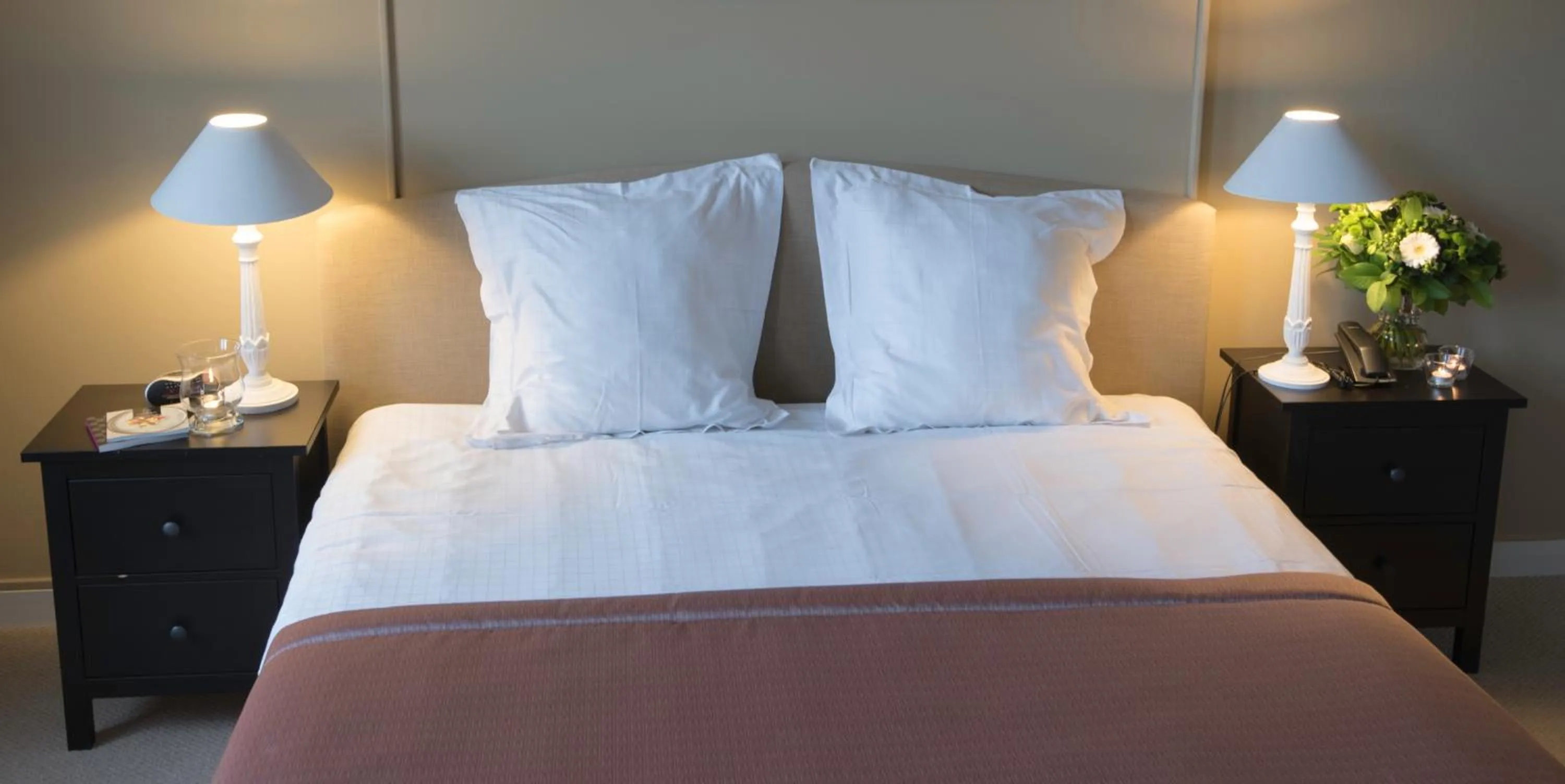 Decorative detail, Bed in Hotel Hippocampus