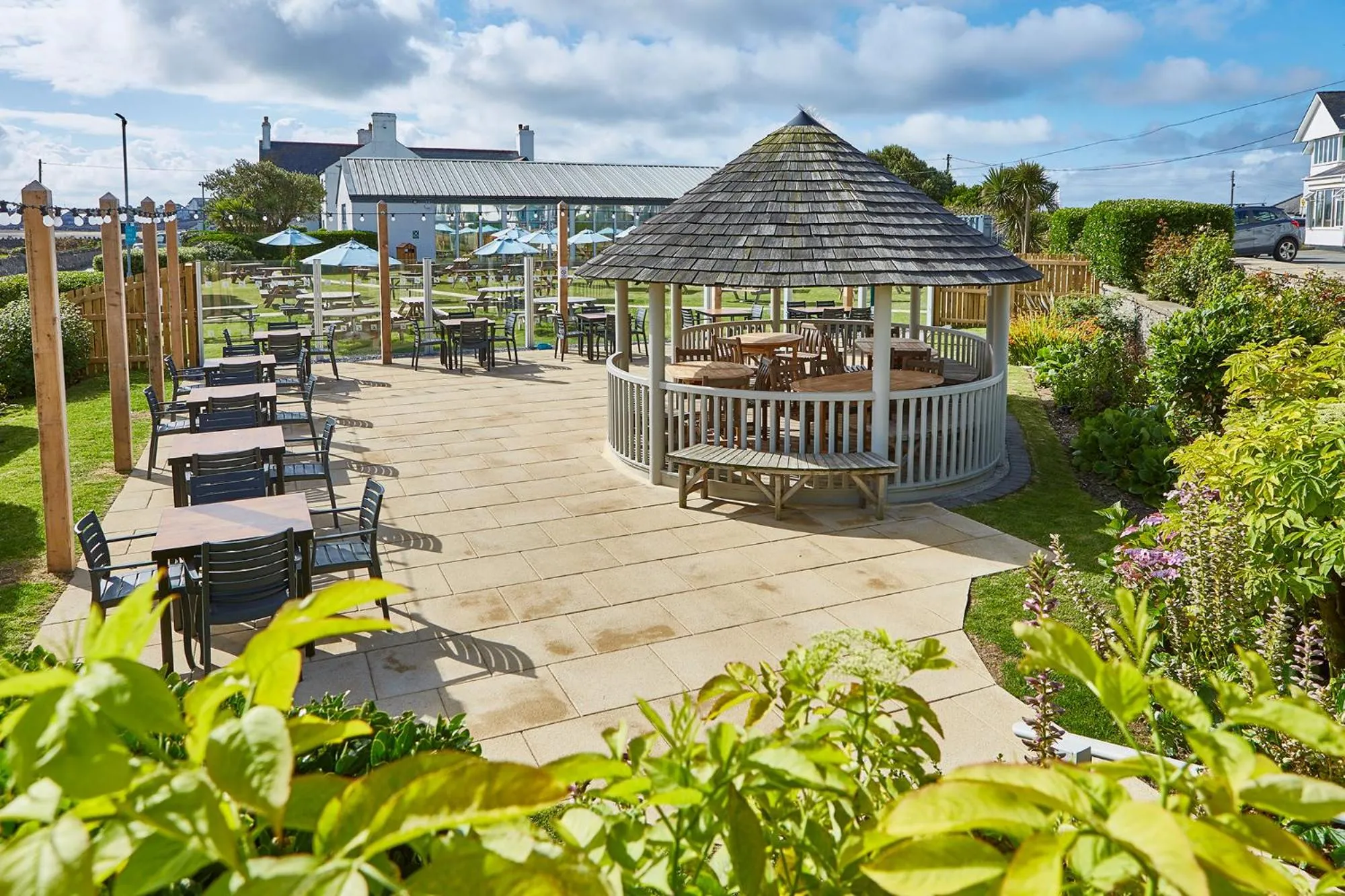 Patio in Trearddur Bay Hotel