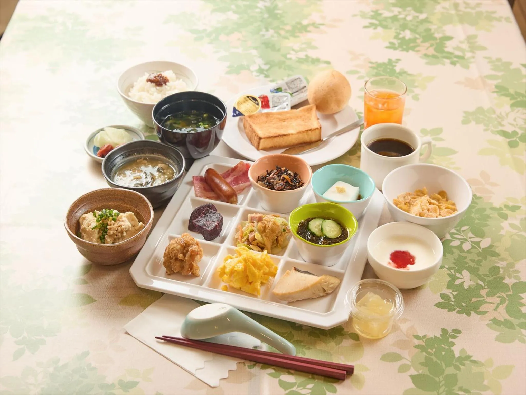 Breakfast in Sun Palace Kyuyokan