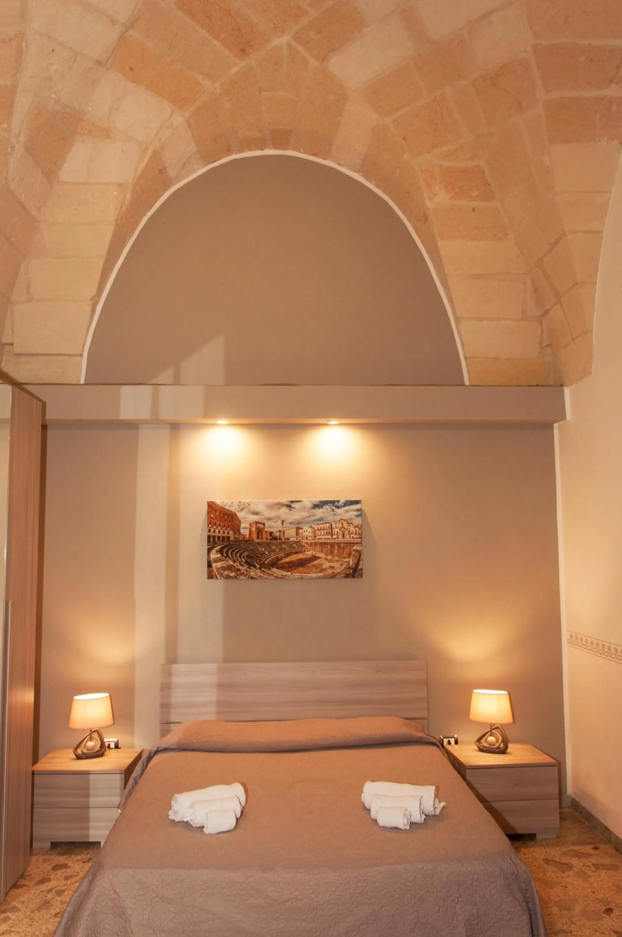 Bedroom, Bed in Wish Rooms Lecce