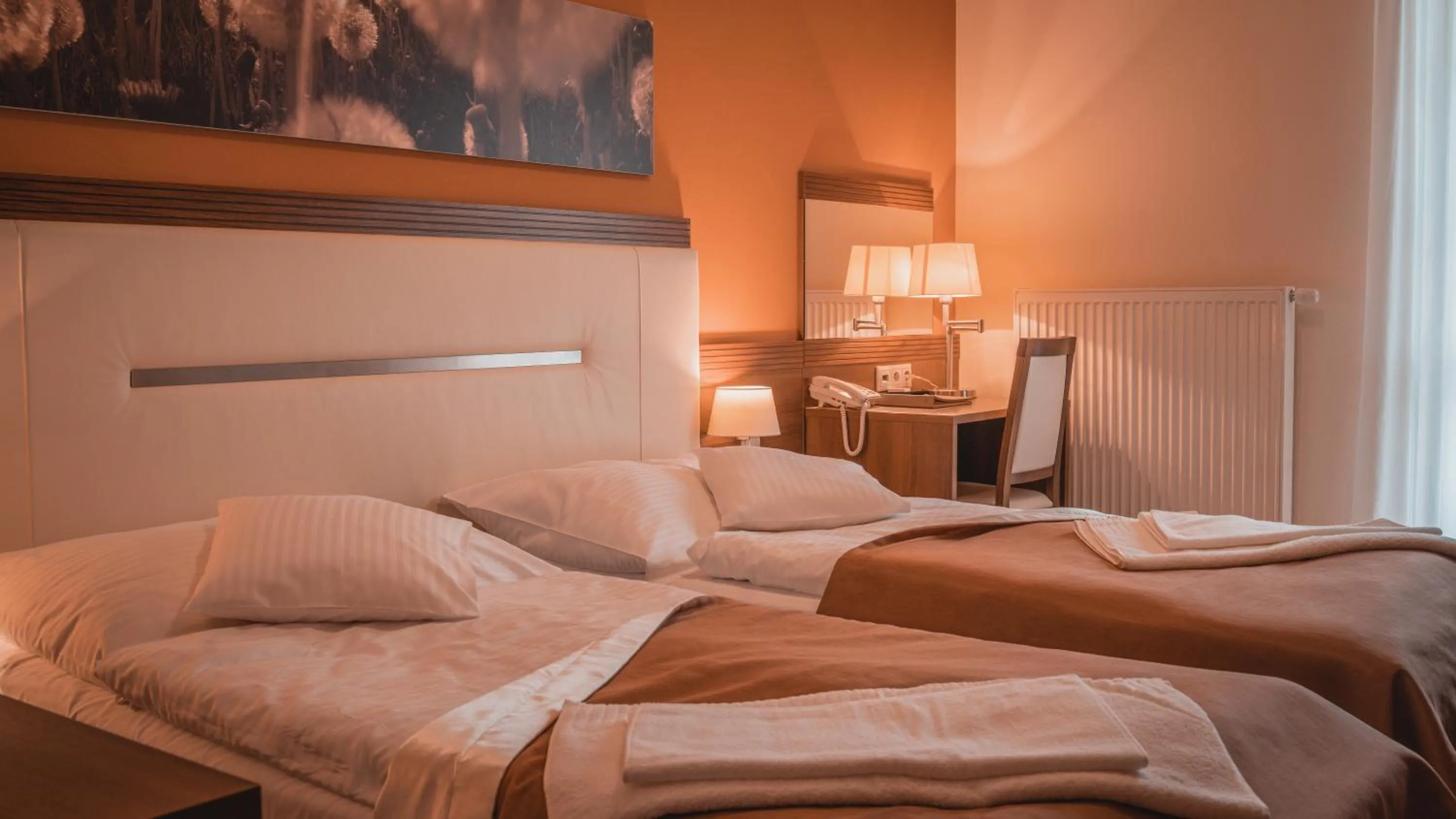 Bedroom, Bed in Dom zdravia - KÚPELE PIENINY