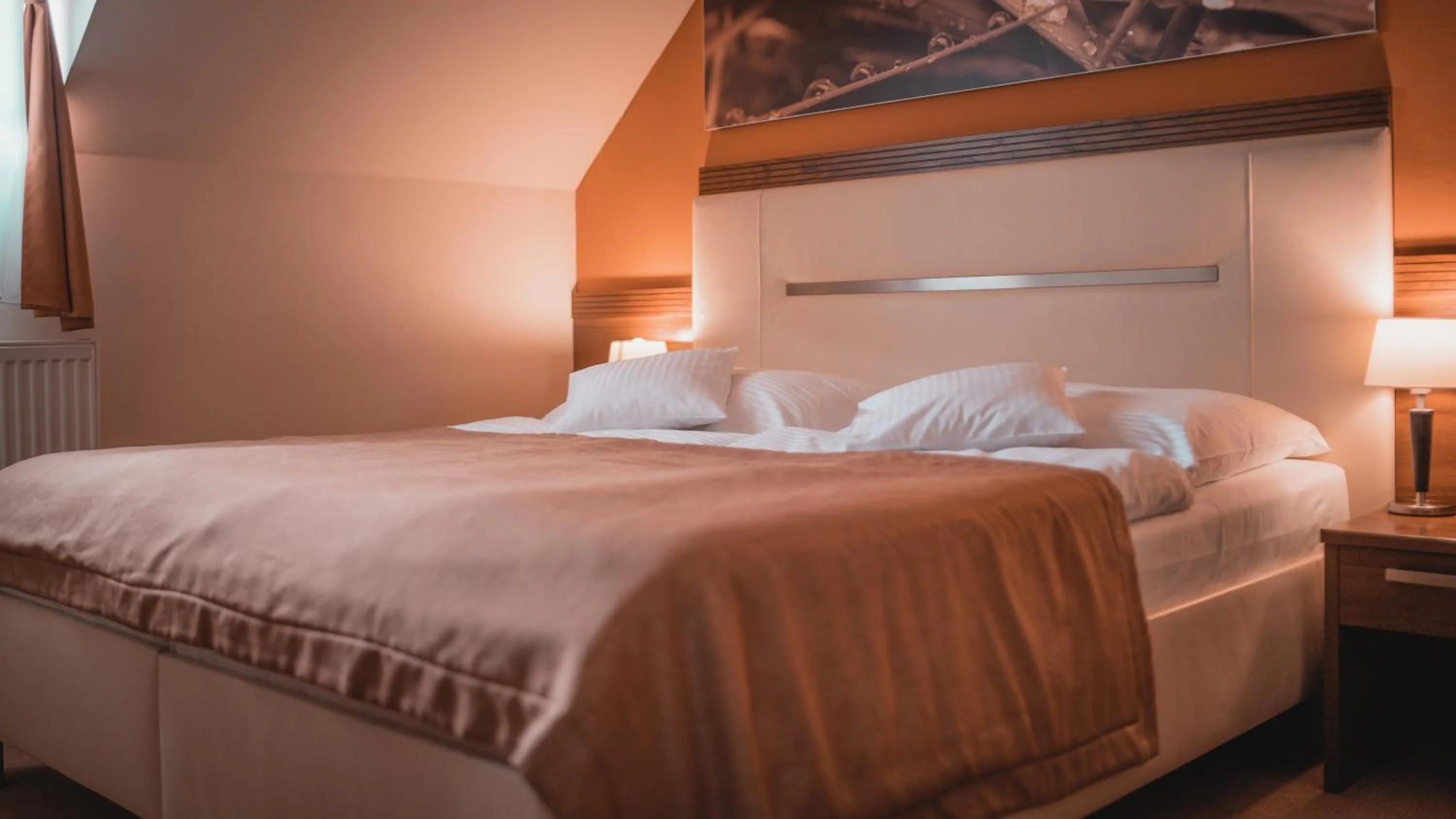 Bedroom, Bed in Dom zdravia - KÚPELE PIENINY