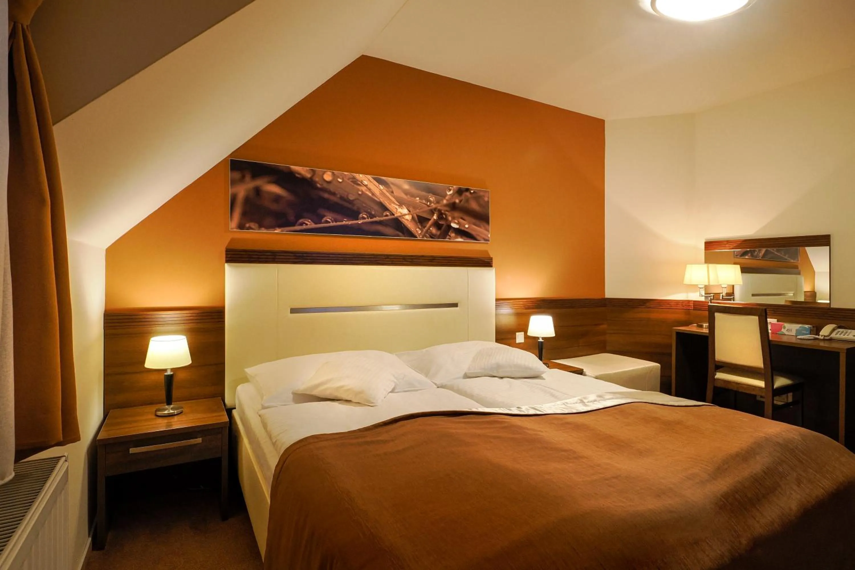 Bedroom, Bed in Dom zdravia - KÚPELE PIENINY