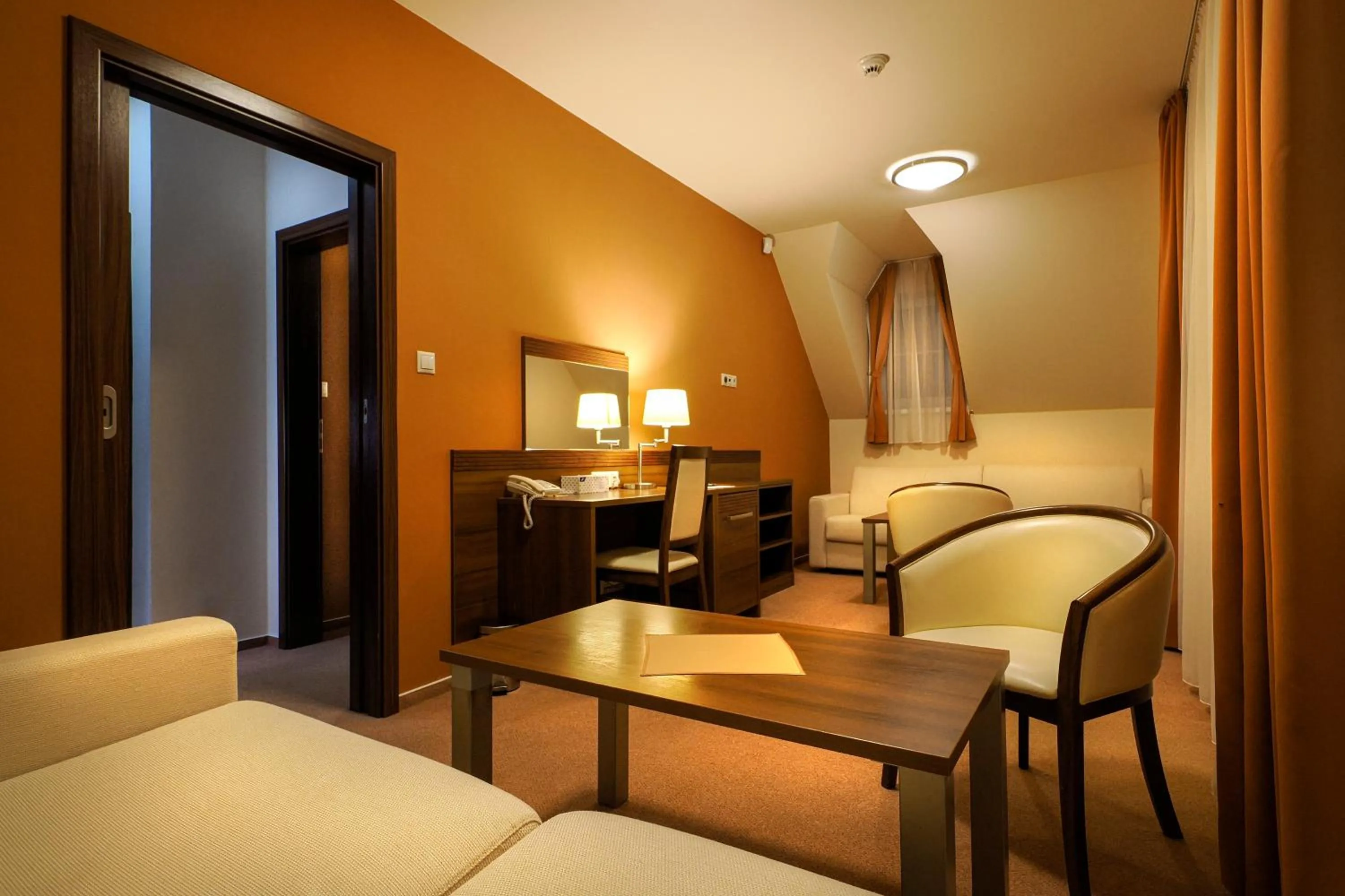 Living room, Bed in Dom zdravia - KÚPELE PIENINY