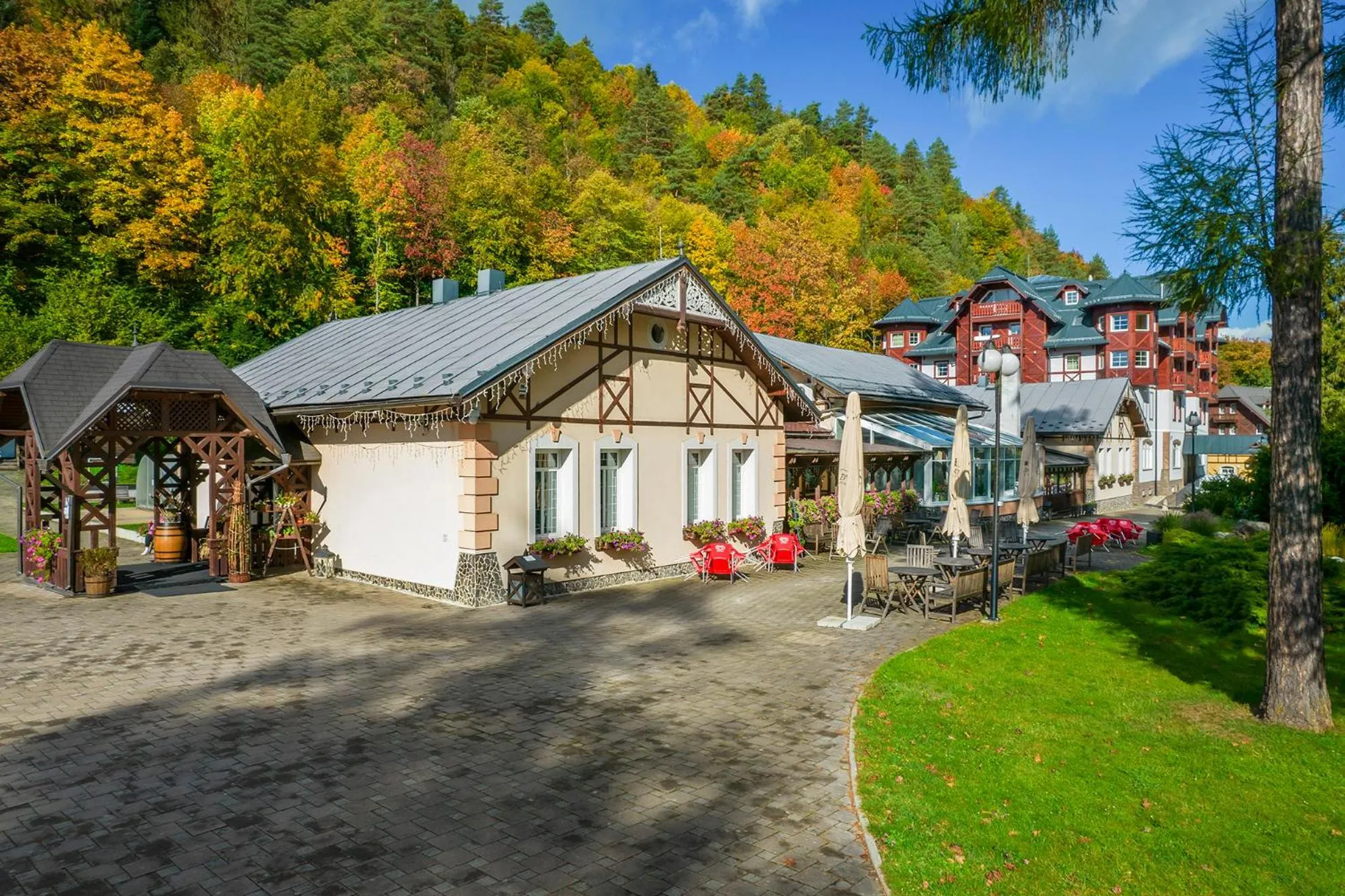 Restaurant/places to eat in Kúpeľné domčeky - KÚPELE ČERVENÝ KLÁŠTOR Smerdžonka