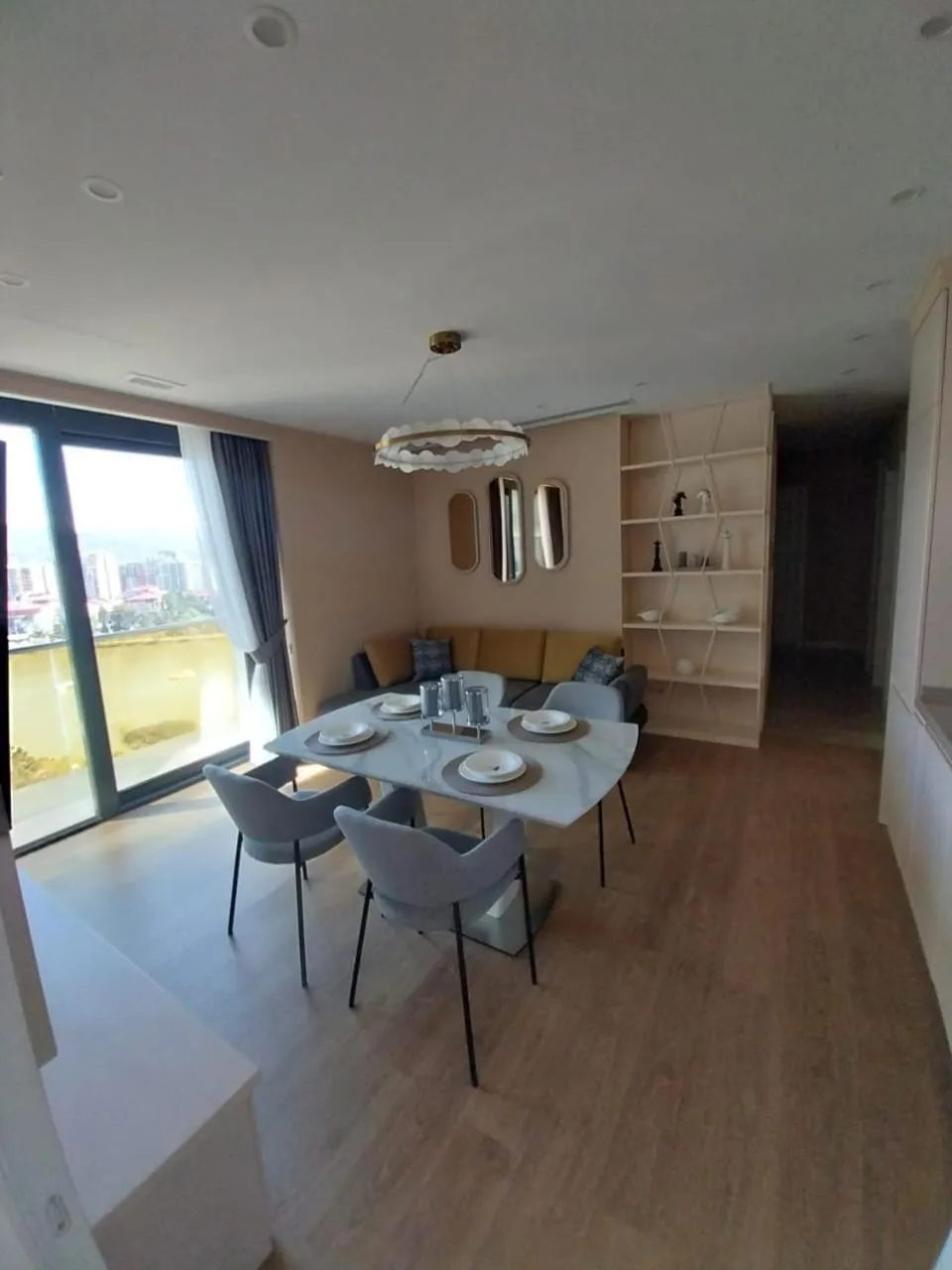 Living room in Bellevue Residence Suites