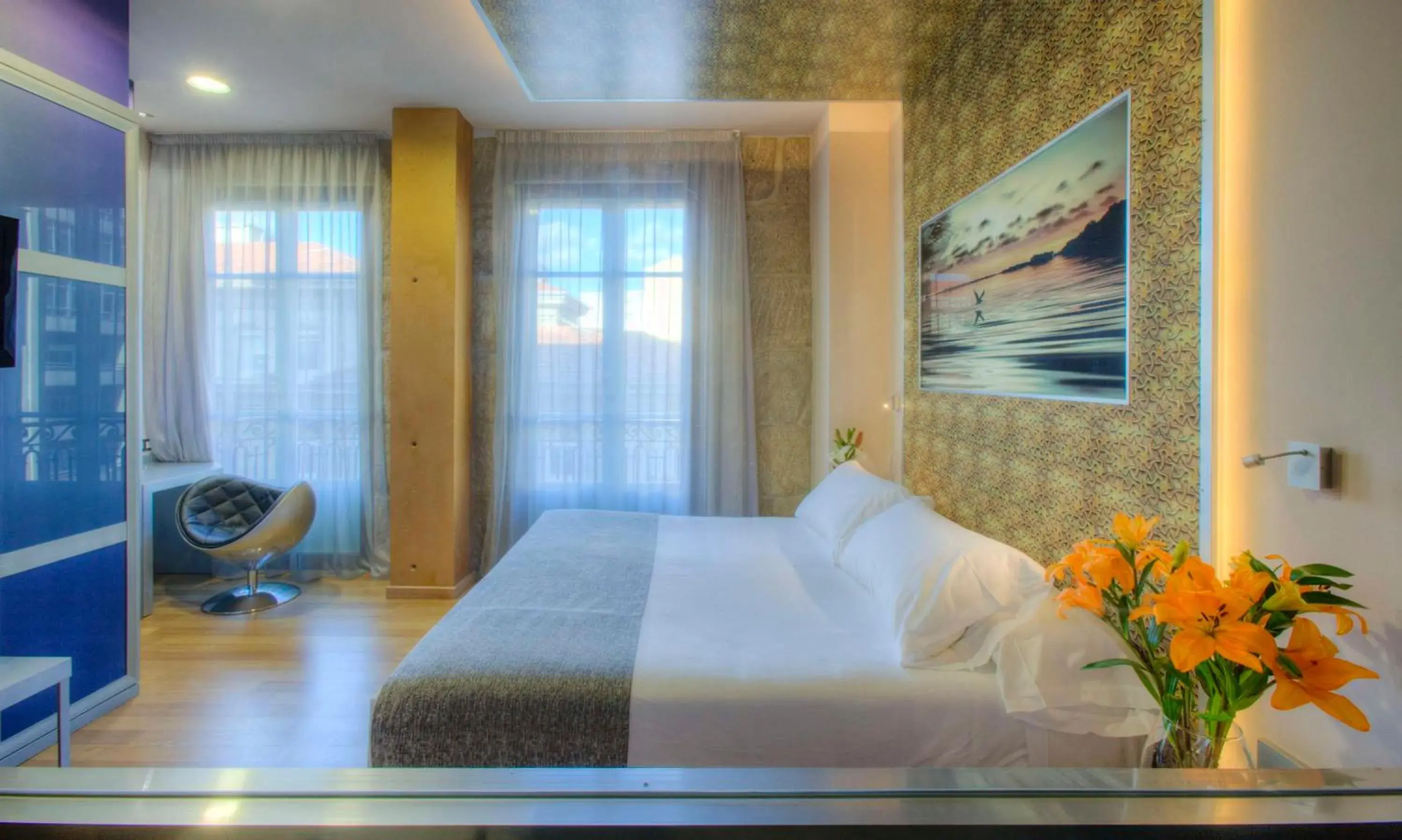 Bedroom, Bed in NH Ourense Bedroom, Bed in NH Ourense