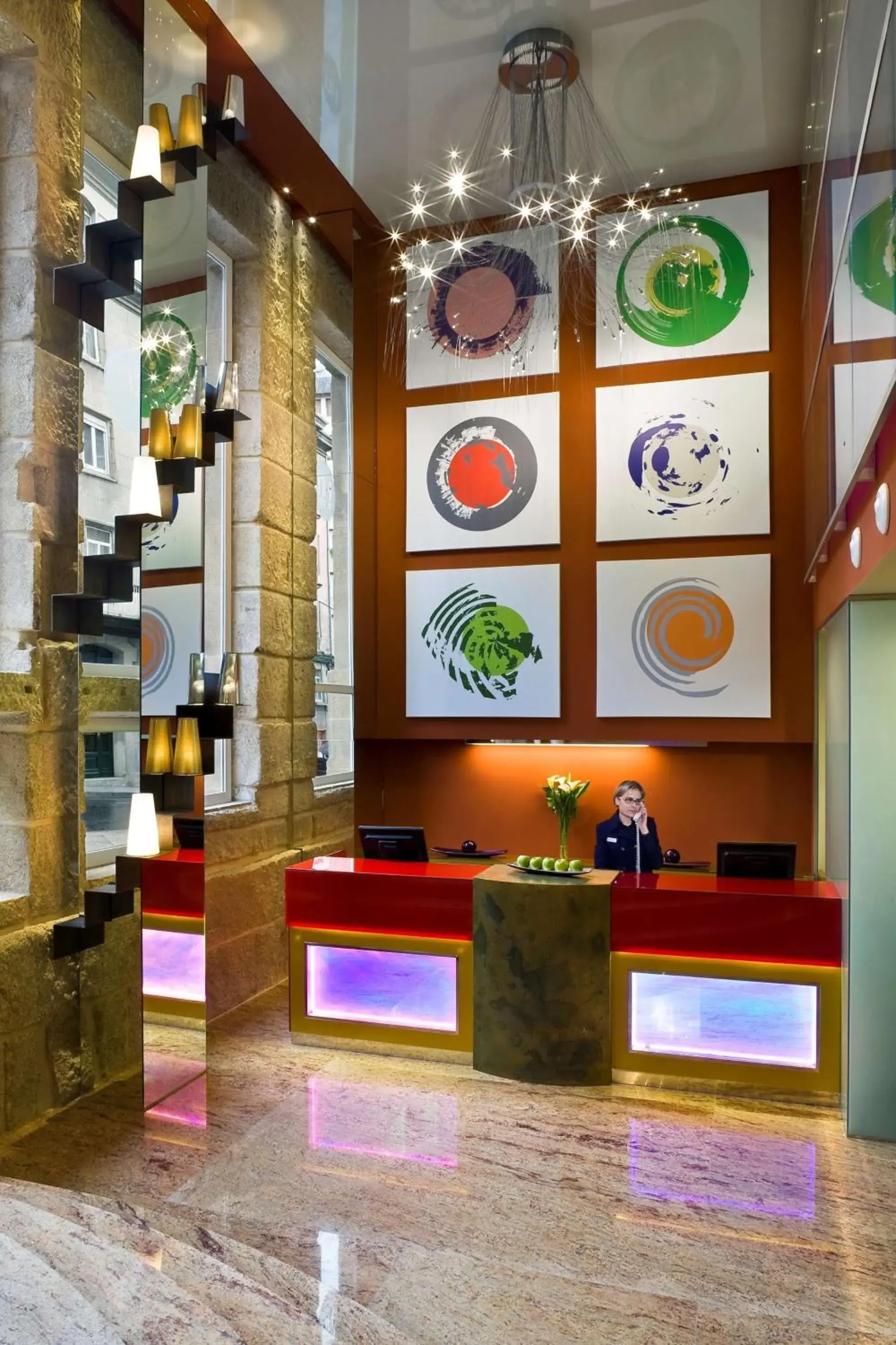 Lobby or reception in NH Ourense Lobby or reception in NH Ourense
