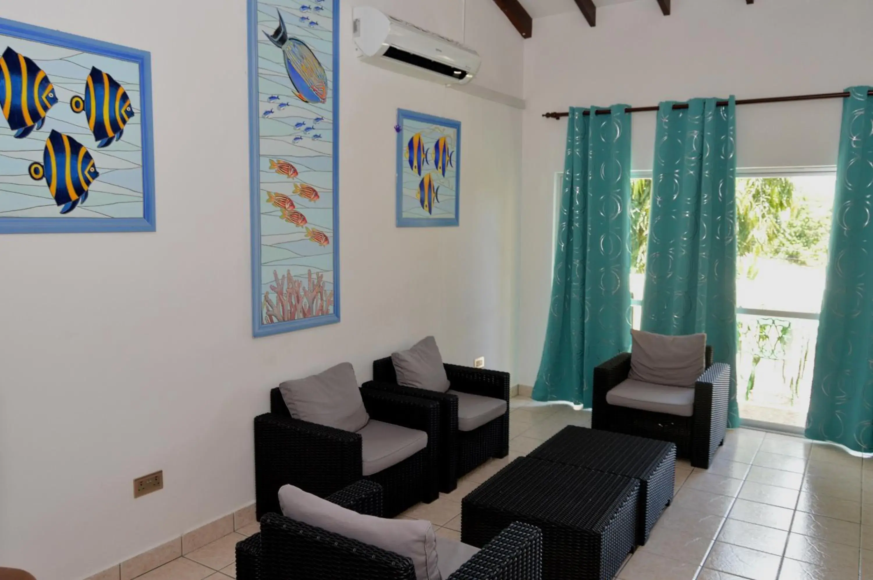 Living room in Coco D'or Hotel Seychelles Living room in Coco D'or Hotel Seychelles