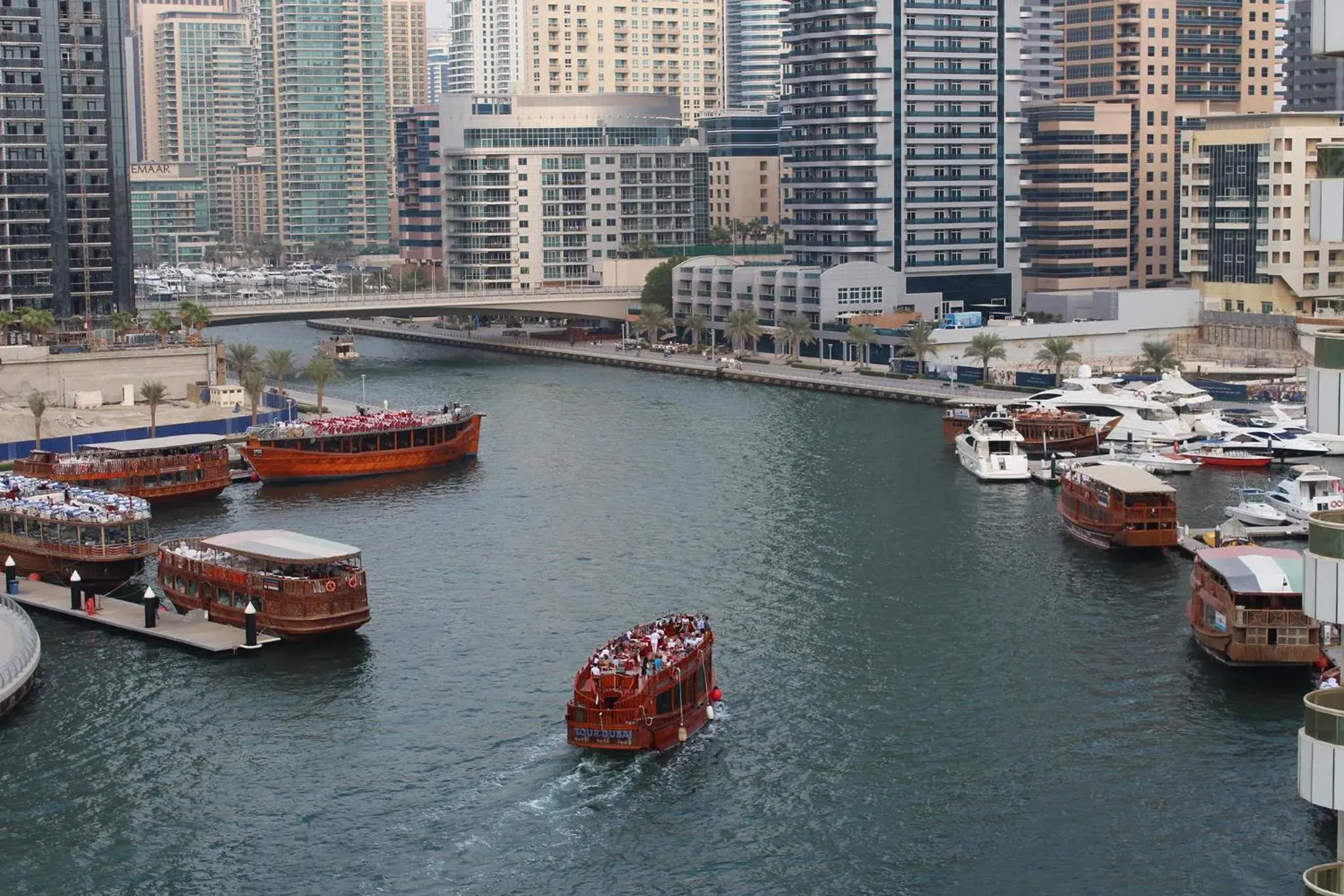 River view in Pearl Marina Hotel Apartments River view in Pearl Marina Hotel Apartments