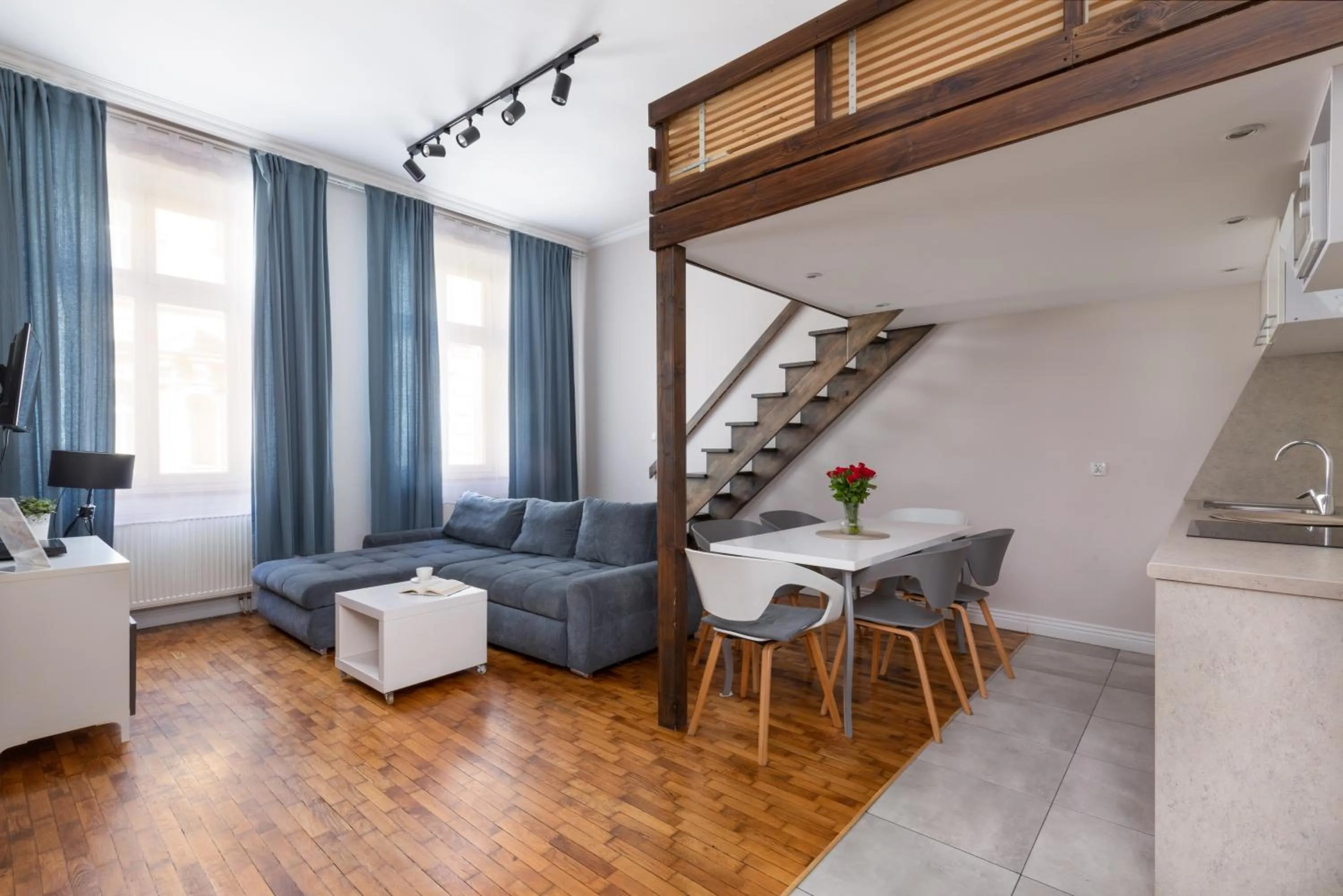 Seating area in Fresh Apartments
