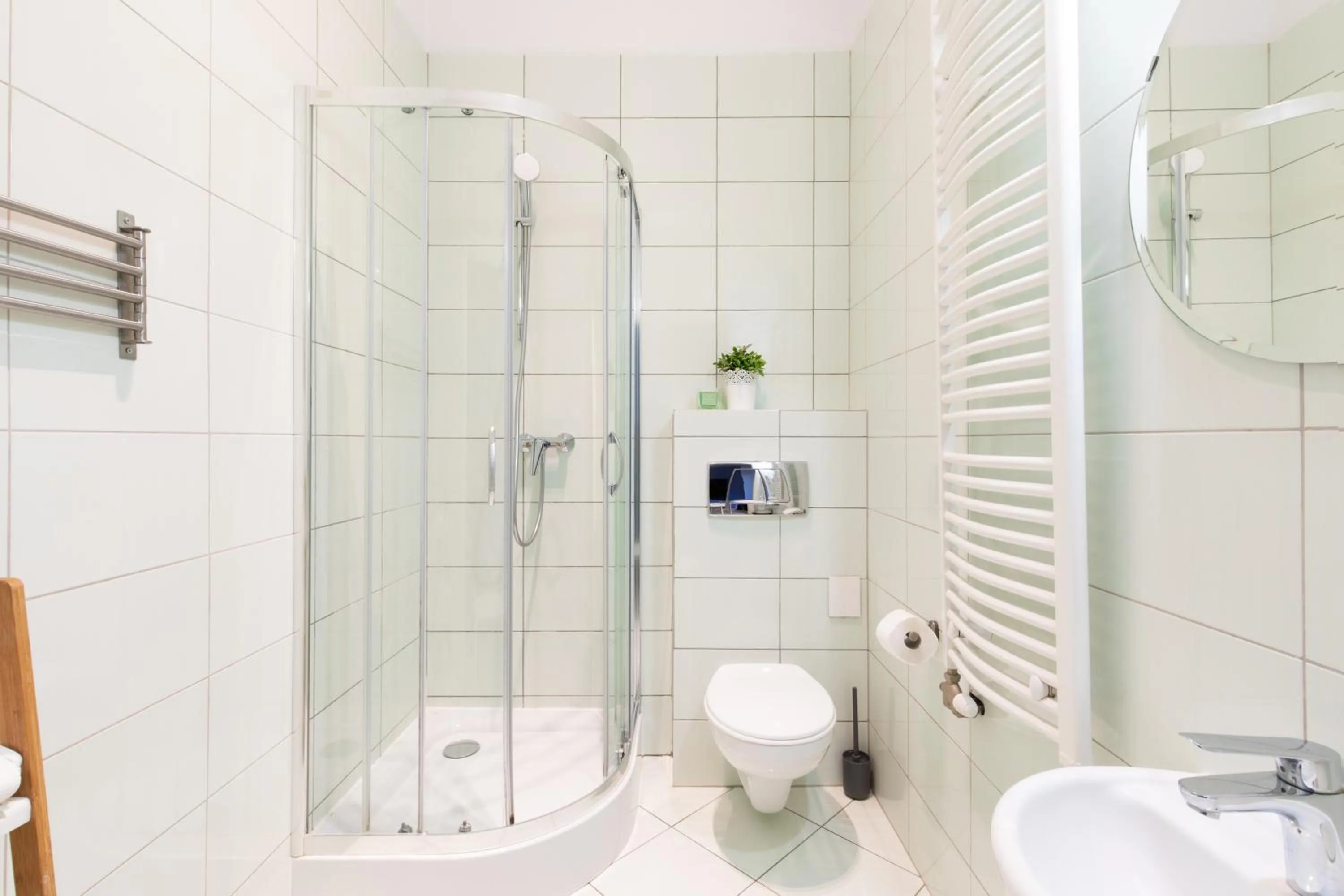 Shower in Fresh Apartments