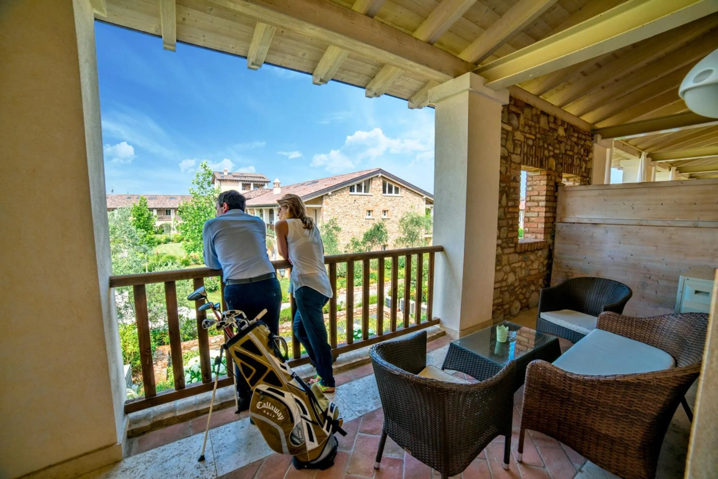 Balcony/Terrace in Garda Residence San Vigilio Golf