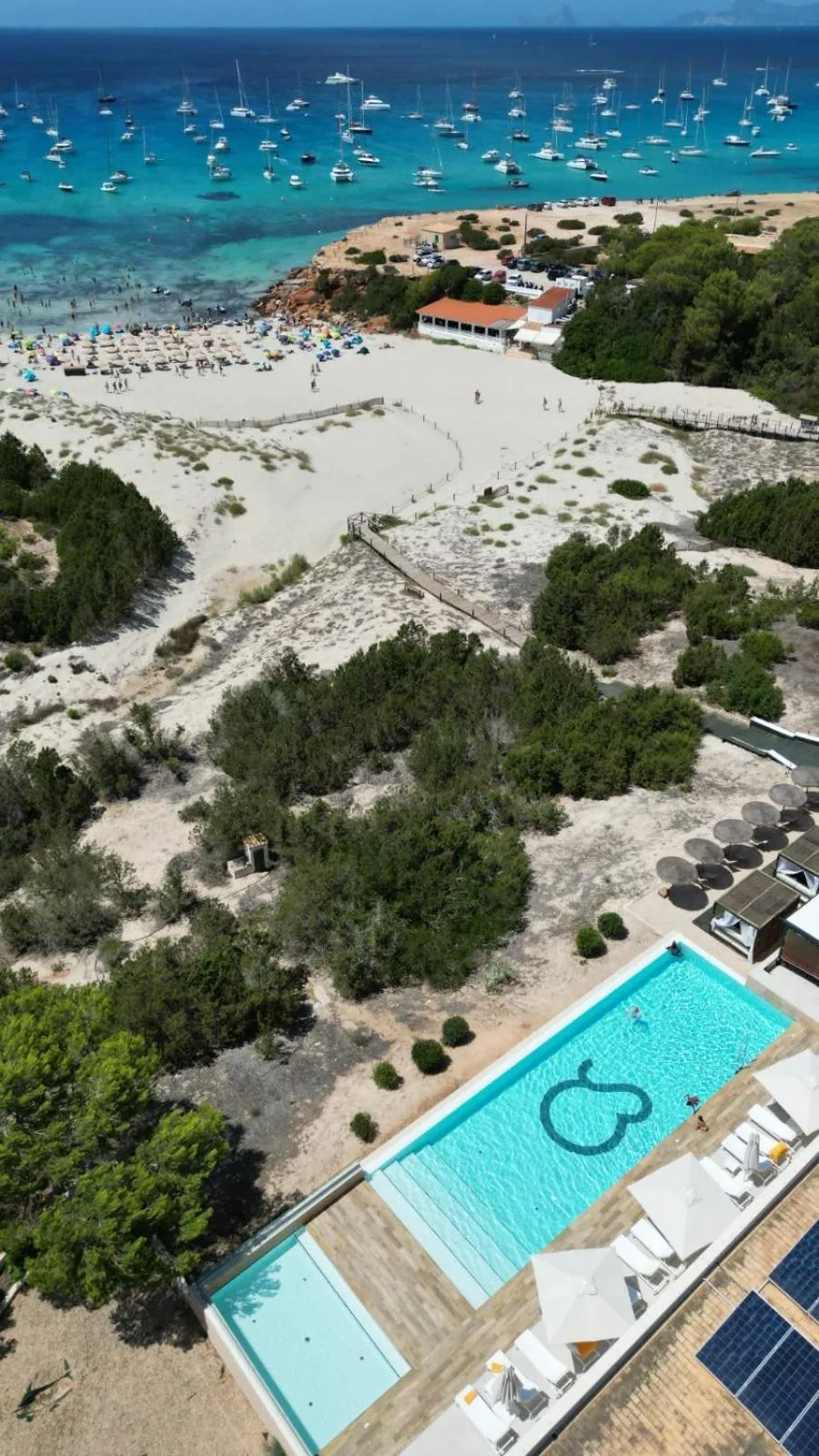 Bird's eye view in Hotel Cala Saona & Spa