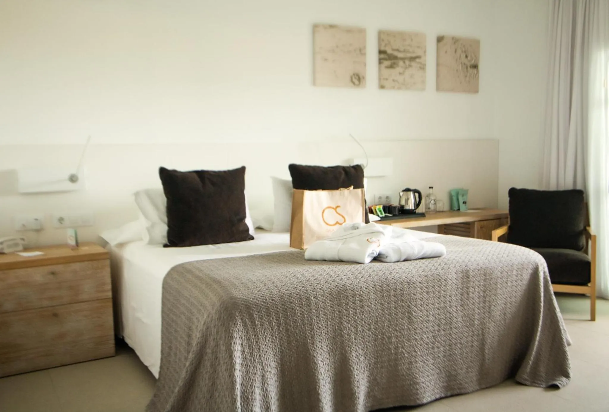 Bed in Hotel Cala Saona & Spa