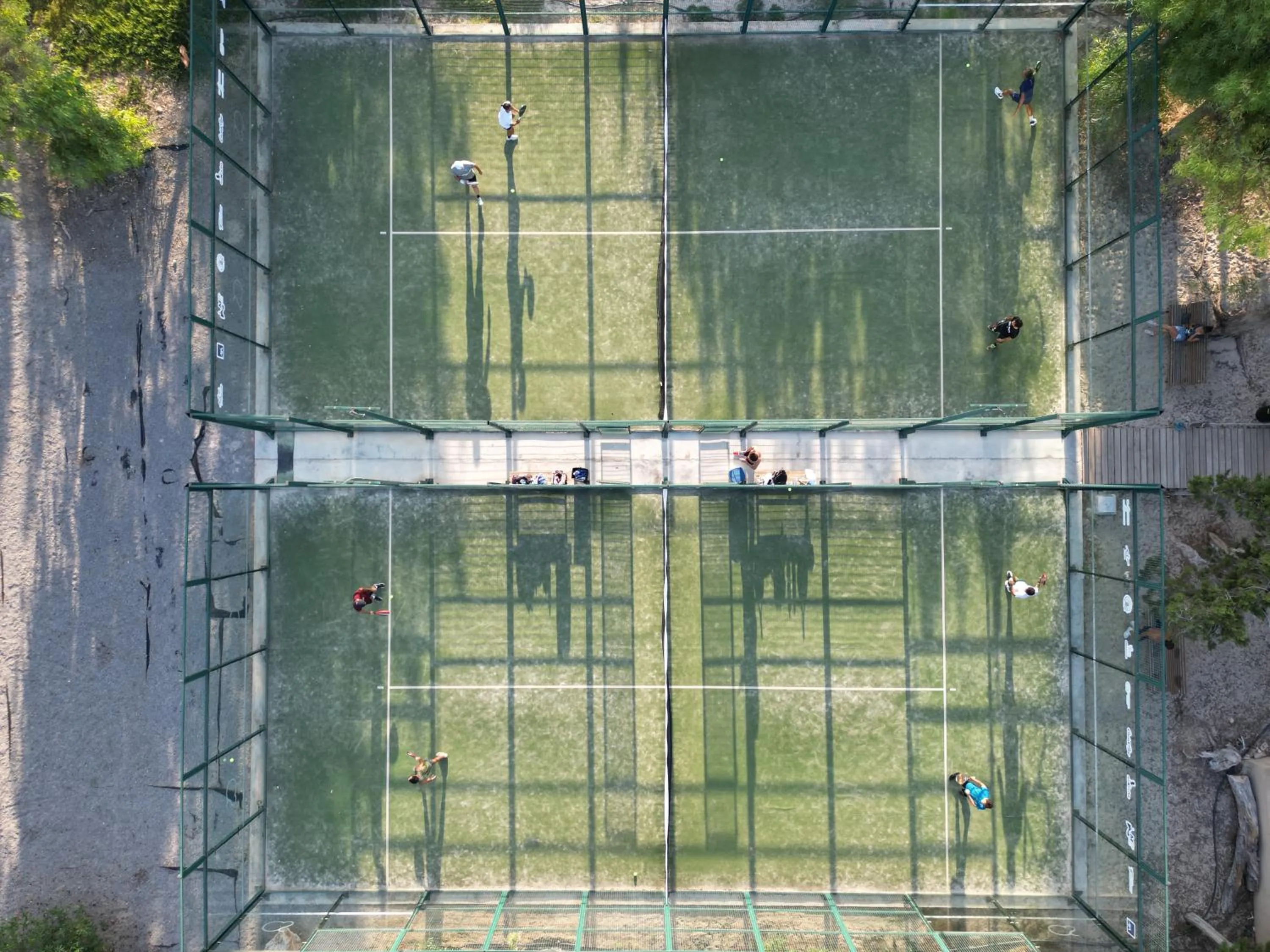 Tennis court in Hotel Cala Saona & Spa