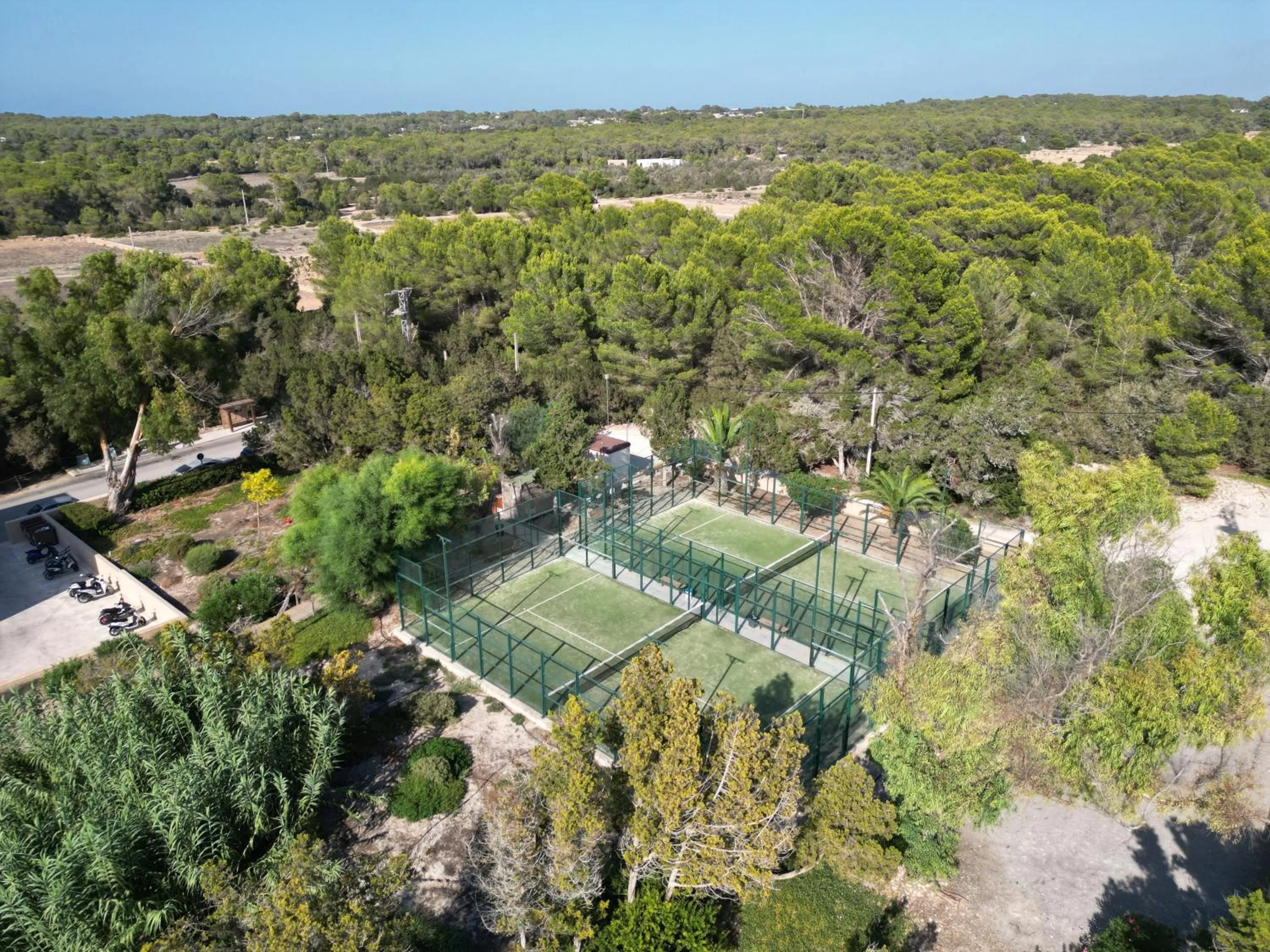 Tennis court in Hotel Cala Saona & Spa