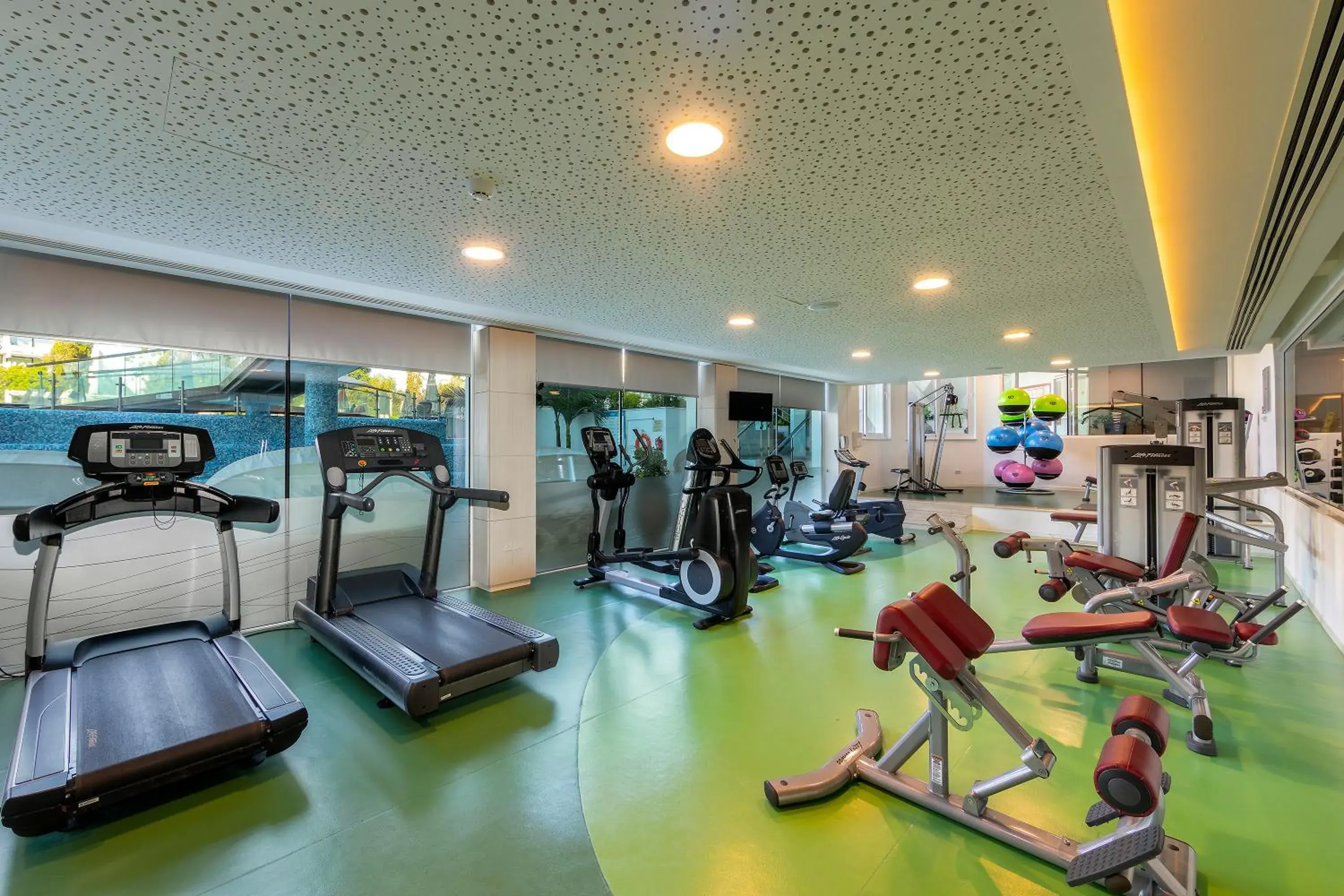 Fitness centre/facilities in Melissi Beach Hotel & Spa Fitness centre/facilities in Melissi Beach Hotel & Spa