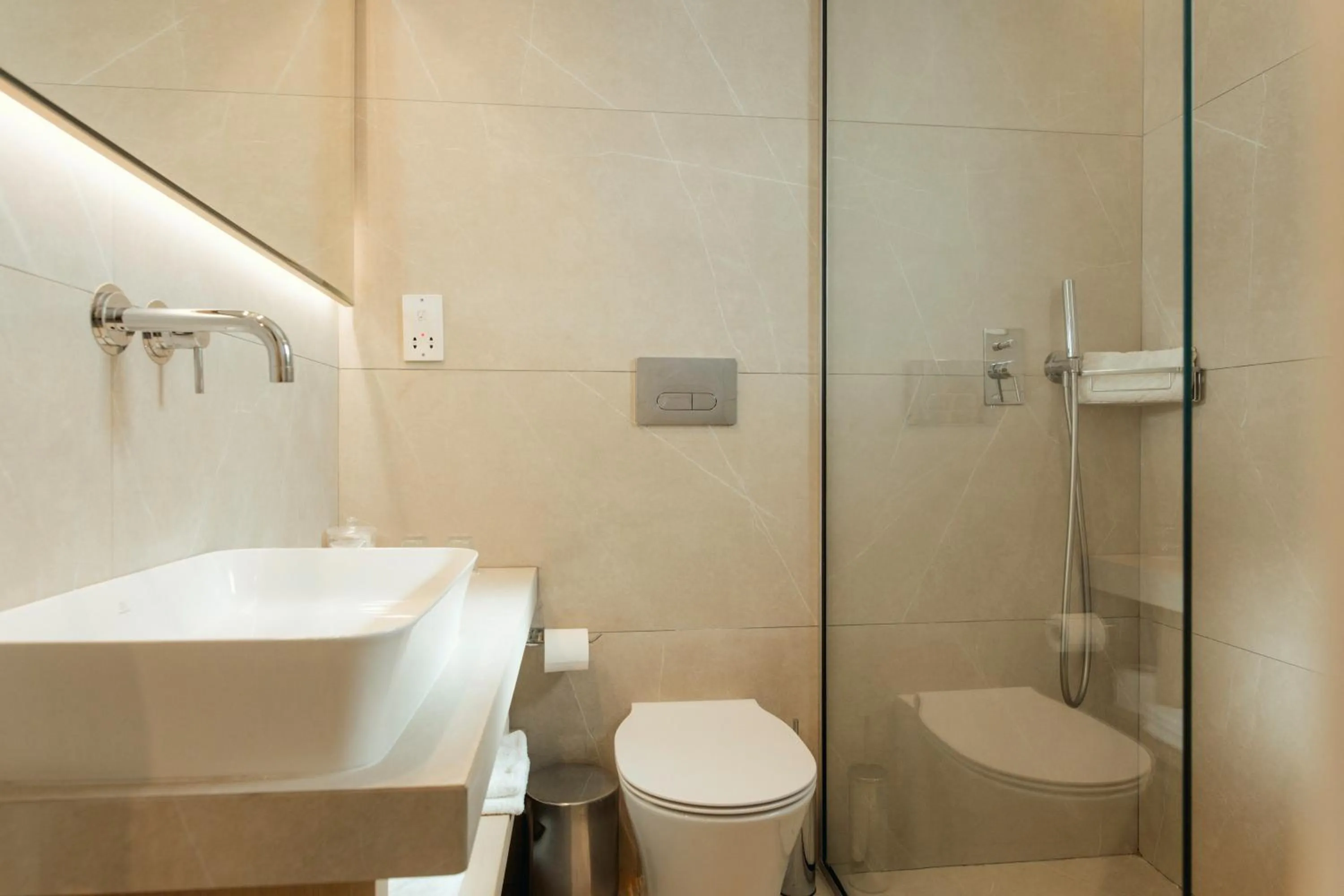 Shower in Melissi Beach Hotel & Spa