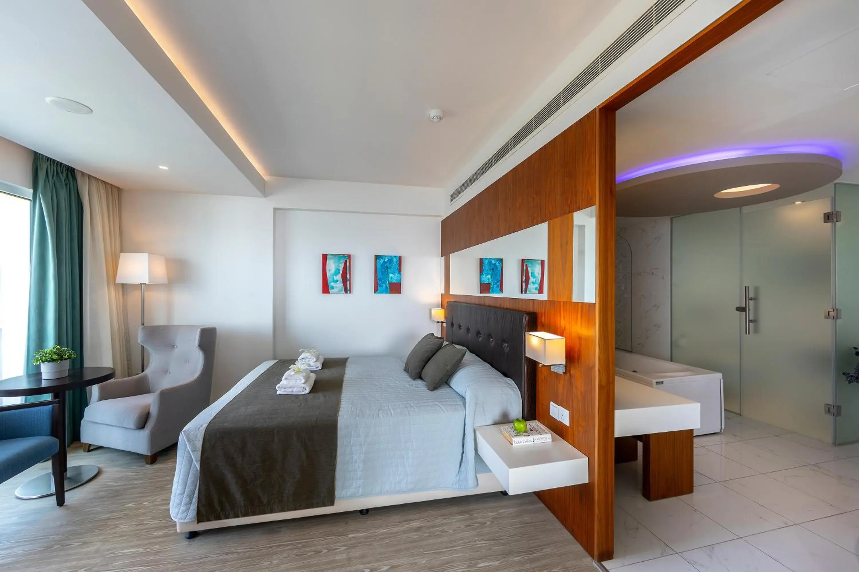 Grand Suite Sea View with Outdoor Whirlpool in Melissi Beach Hotel & Spa Grand Suite Sea View with Outdoor Whirlpool in Melissi Beach Hotel & Spa