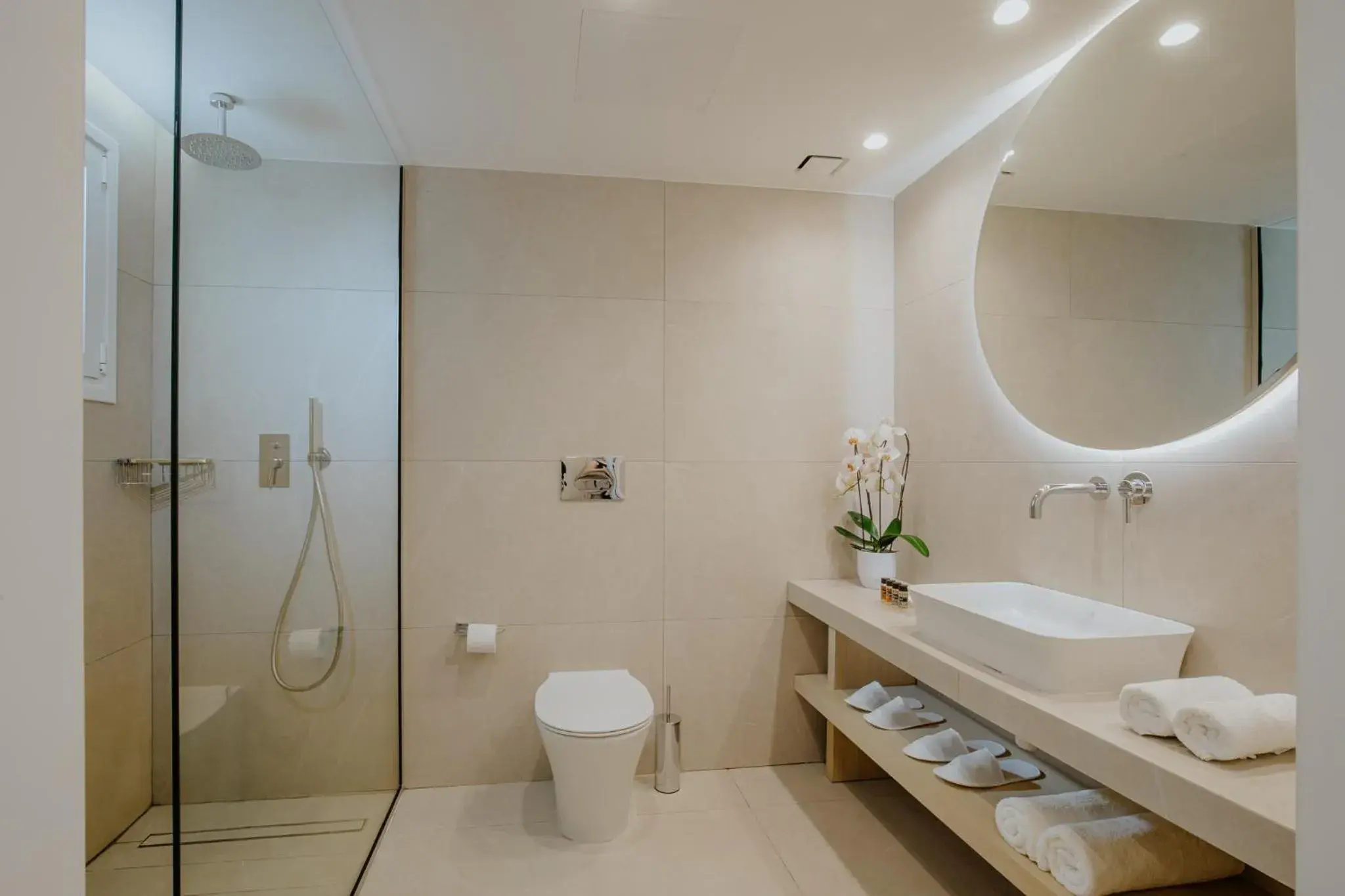 Bathroom in Melissi Beach Hotel & Spa Bathroom in Melissi Beach Hotel & Spa