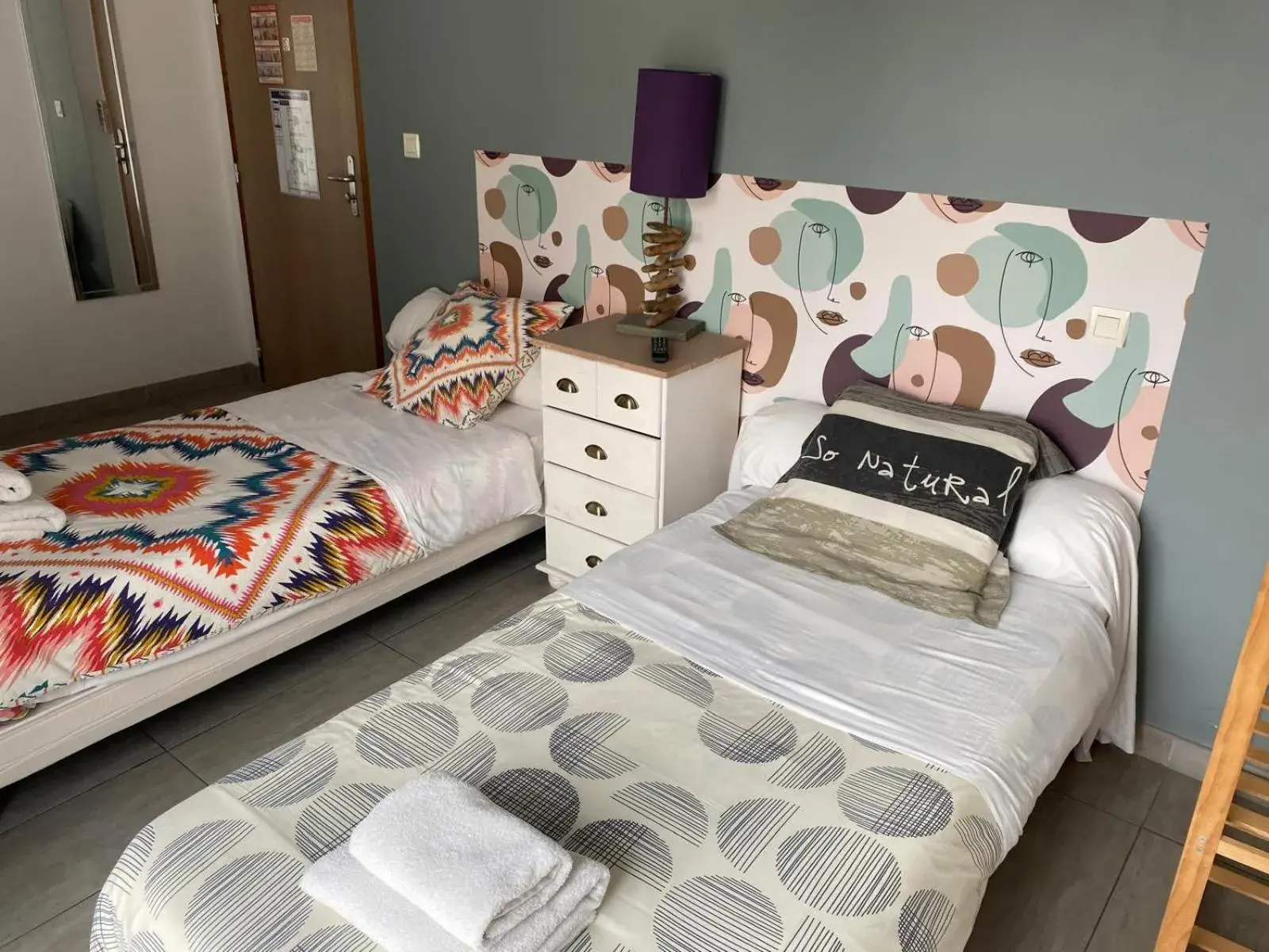 Standard Twin Room in Auberge les Galets Standard Twin Room in Auberge les Galets