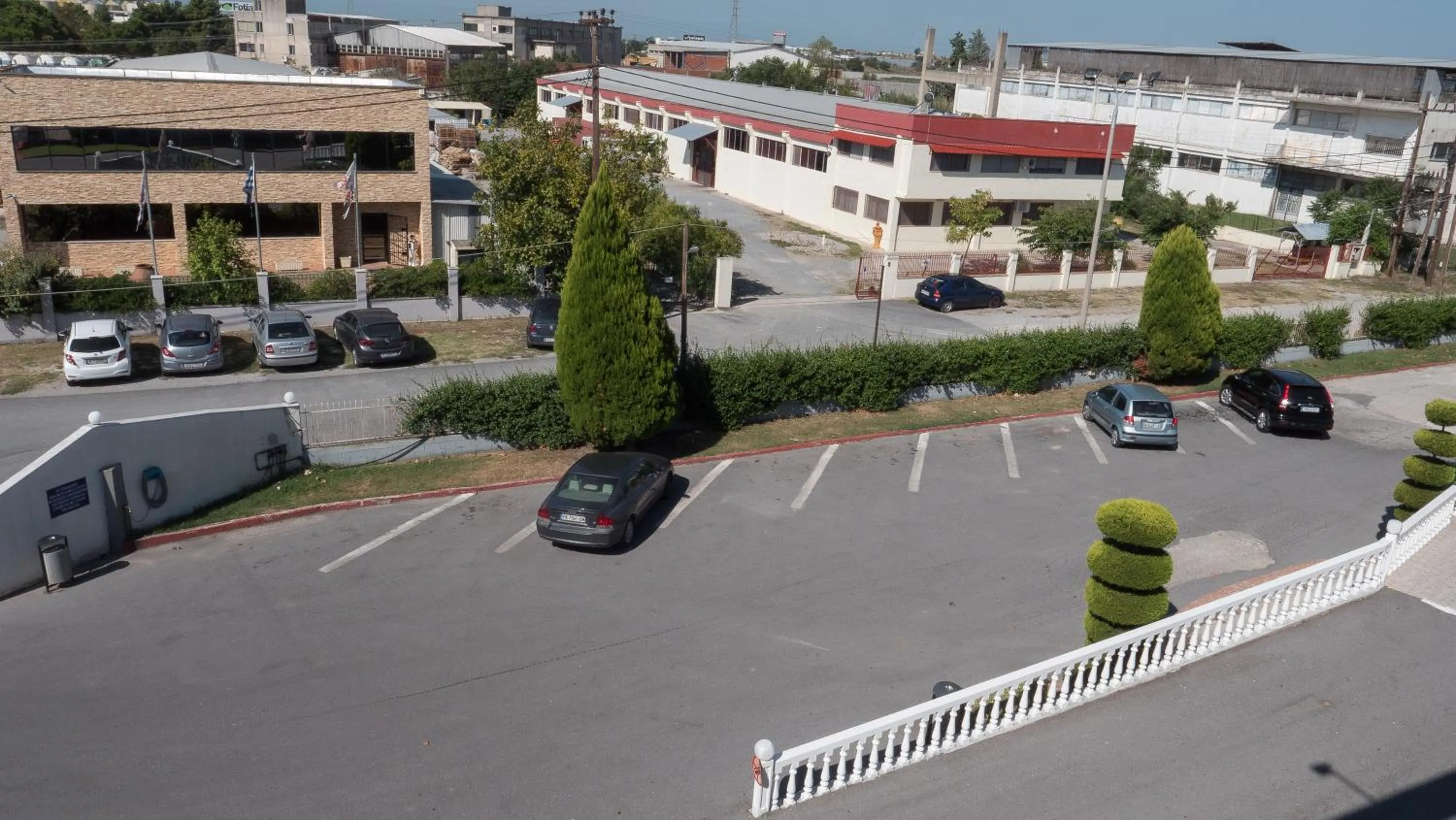 Facade/entrance in Kornilios Palace