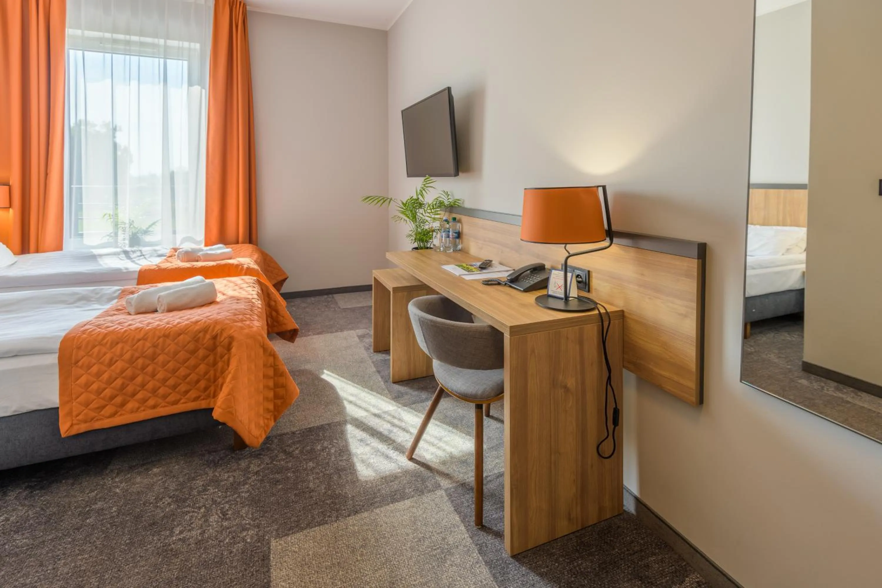 Bed in Hotel Węgierki