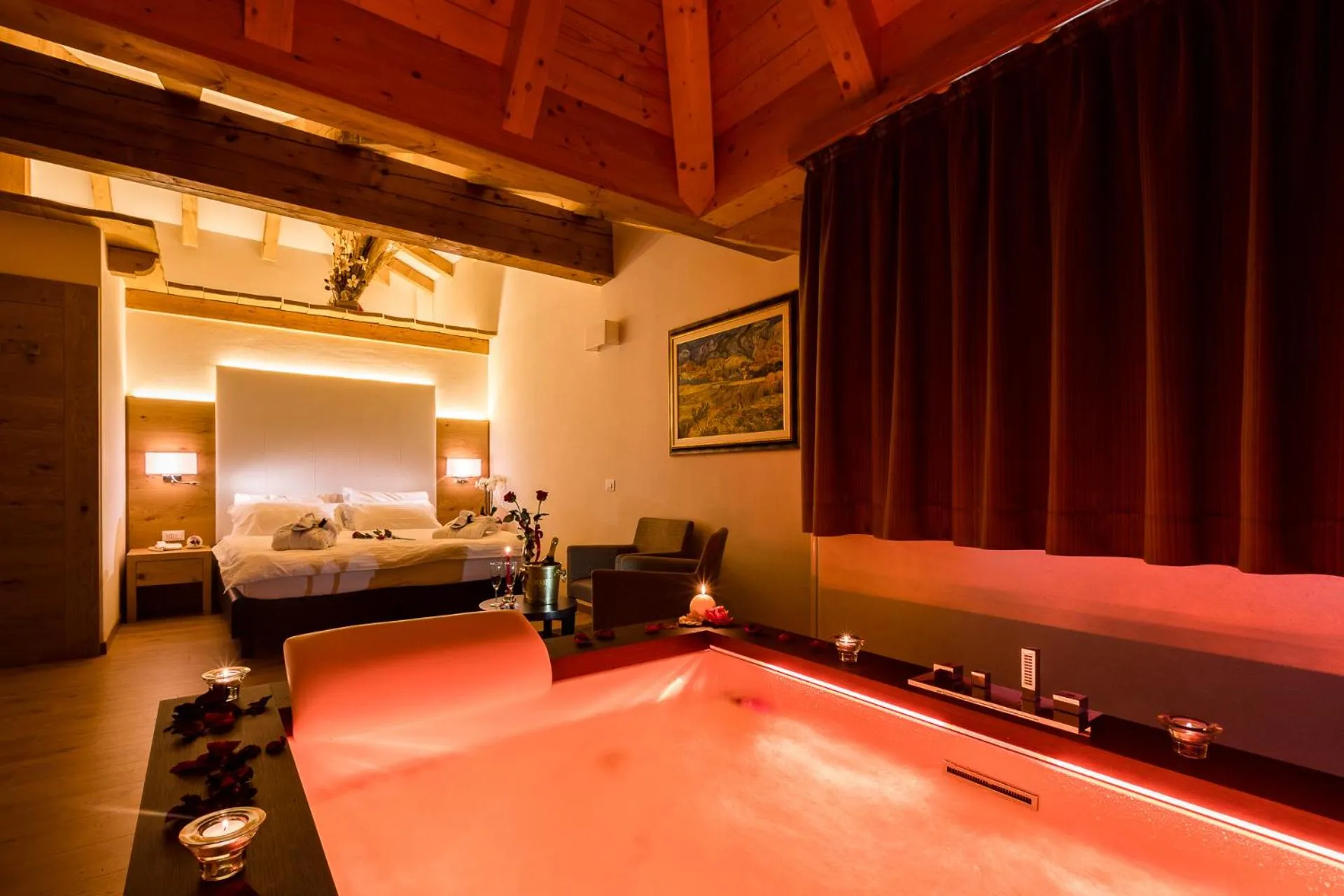 Bed in Hotel Collini