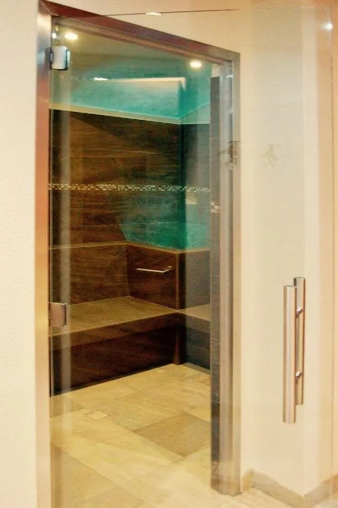 Steam room in Hotel Collini